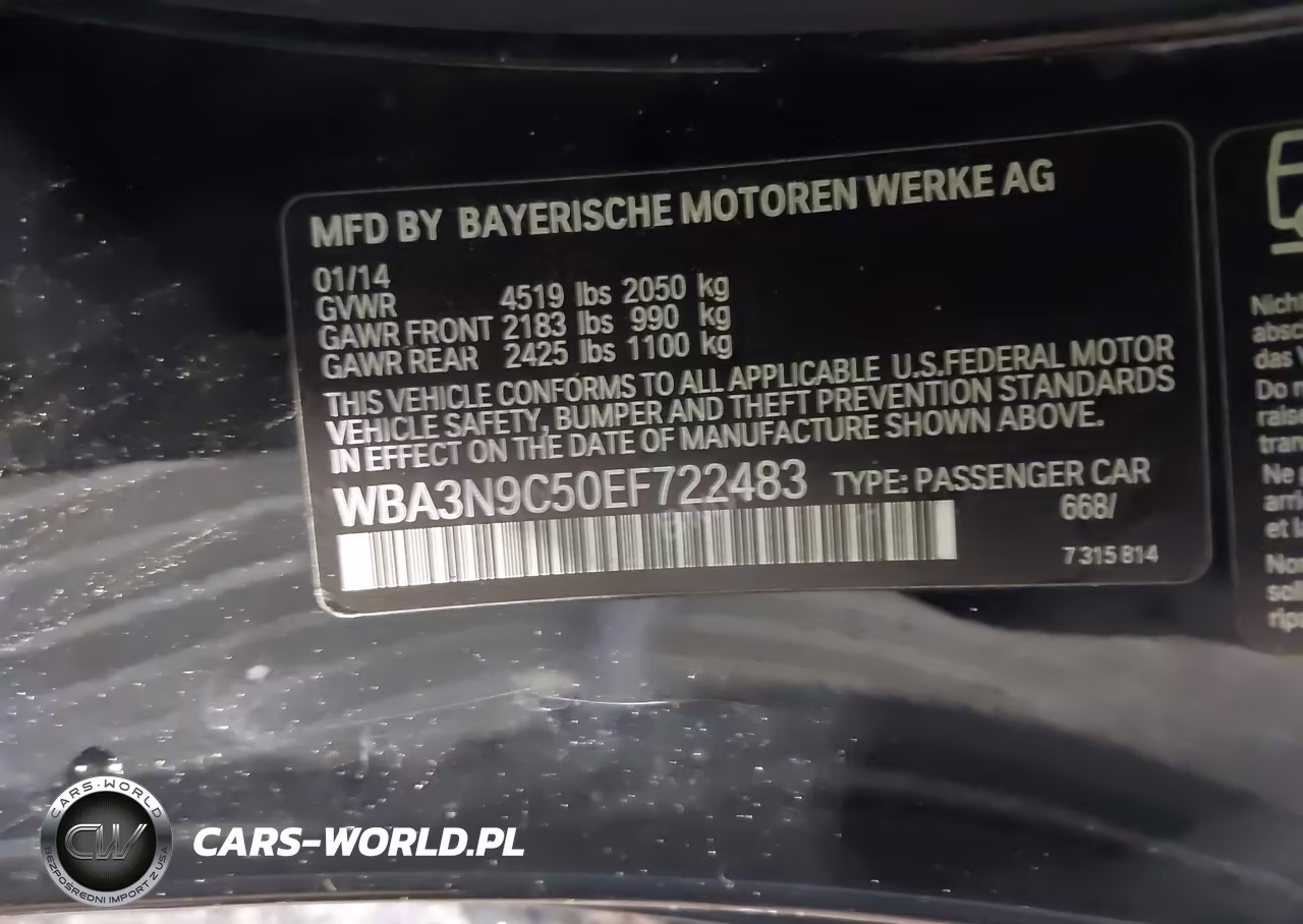 2014 BMW 428 Xi VIN:WBA3N9C50EF722483 - 9
