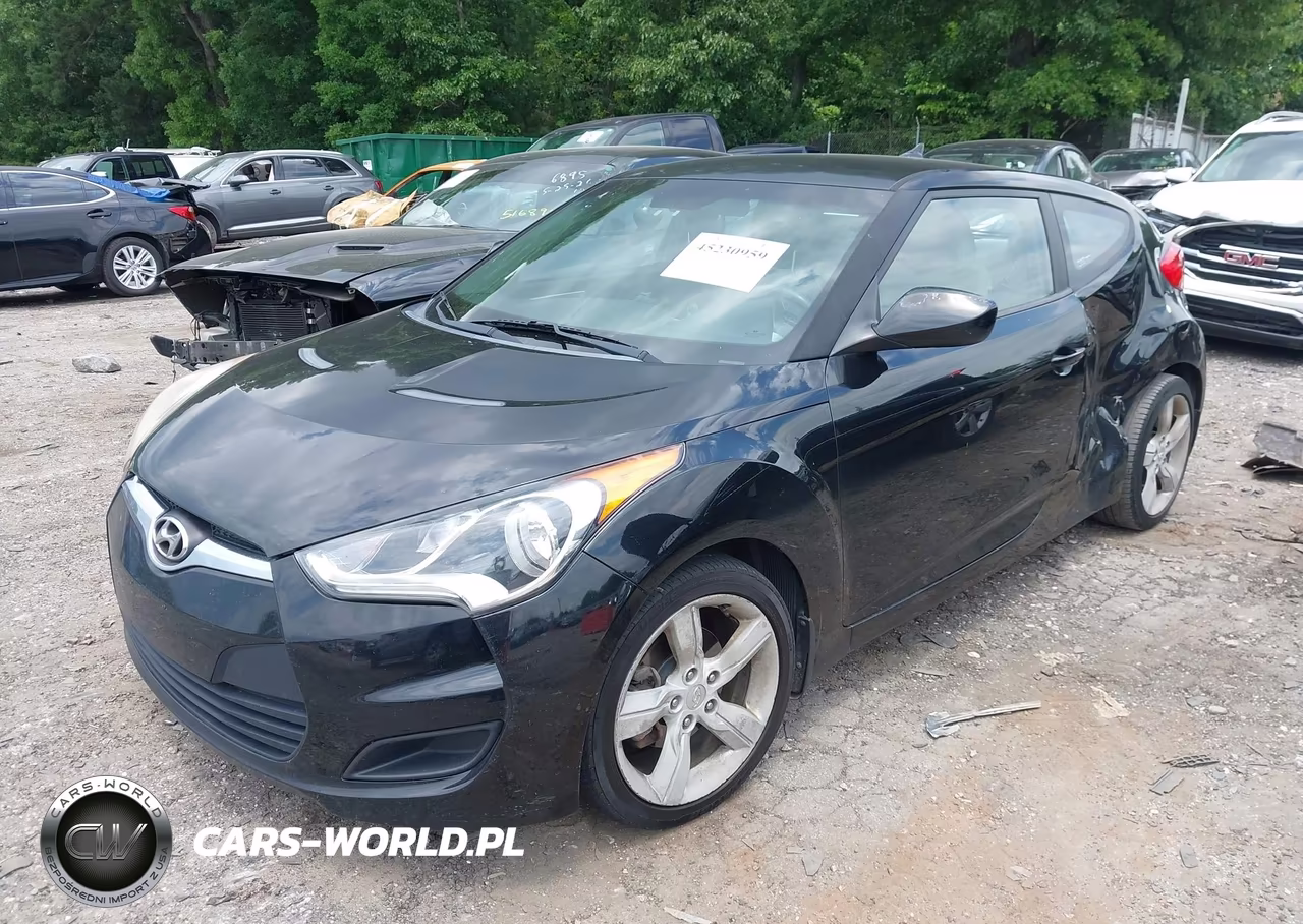2013 Hyundai Veloster Base W-Gray VIN:KMHTC6AD9DU134489 - 2