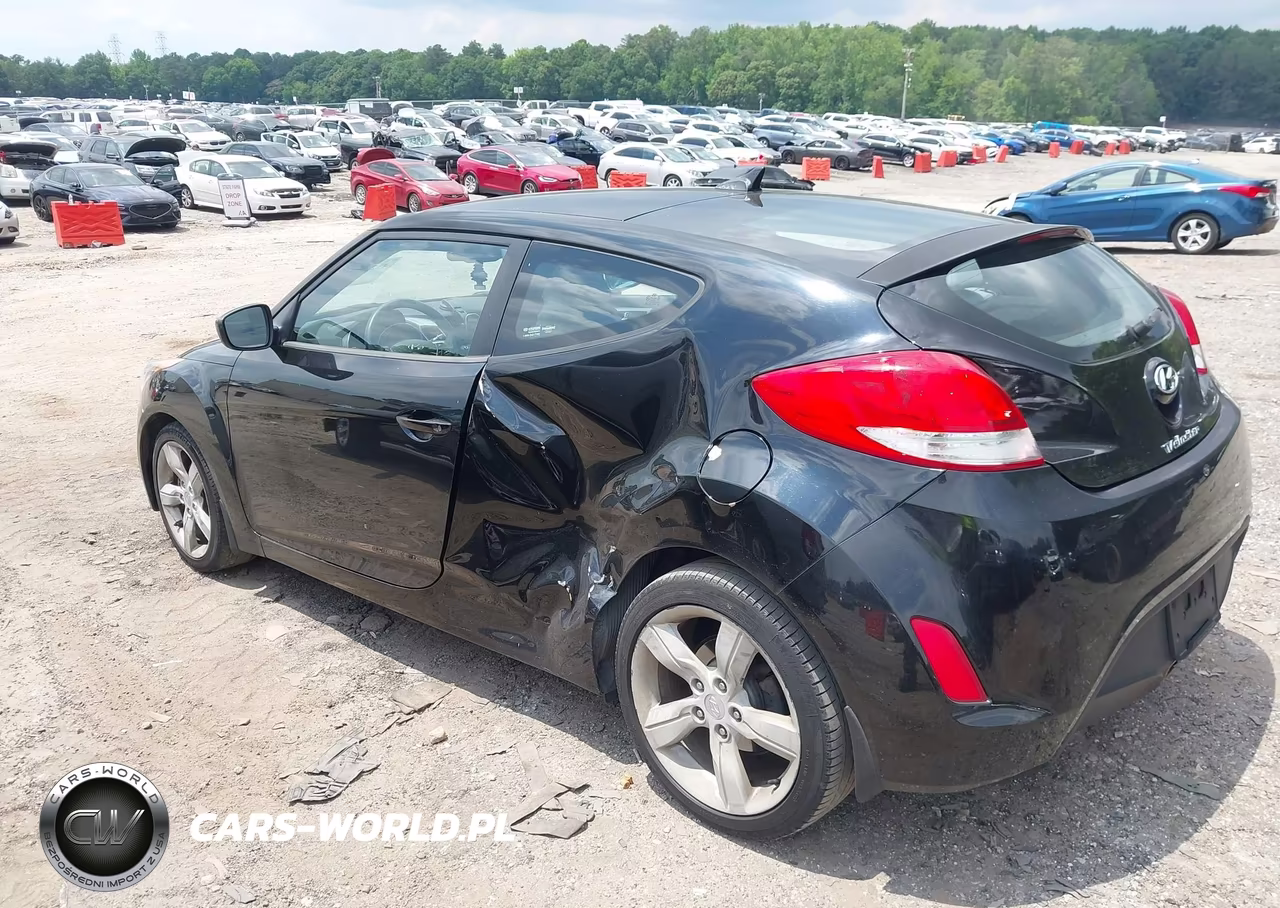 2013 Hyundai Veloster Base W-Gray VIN:KMHTC6AD9DU134489 - 6