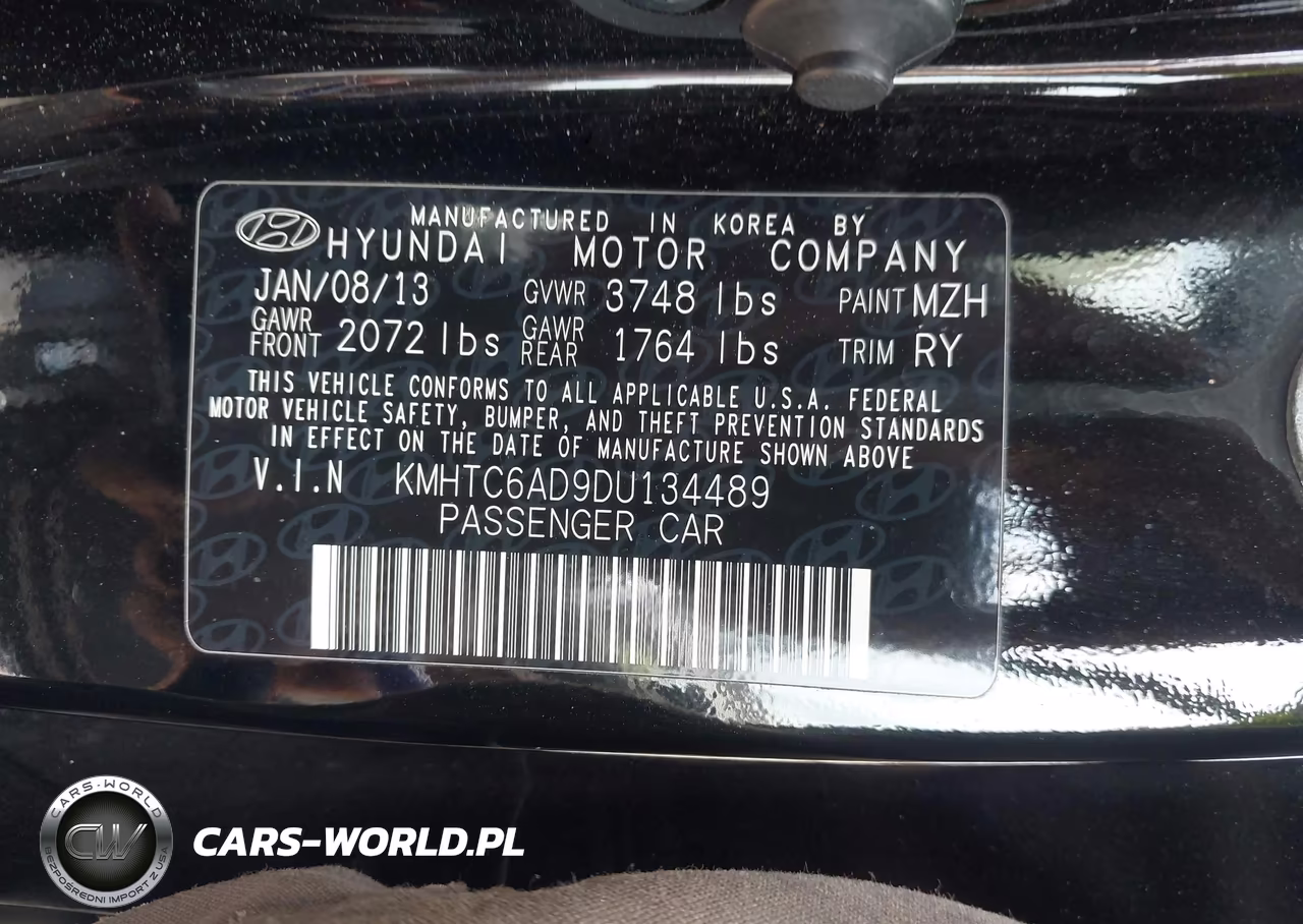 2013 Hyundai Veloster Base W-Gray VIN:KMHTC6AD9DU134489 - 9