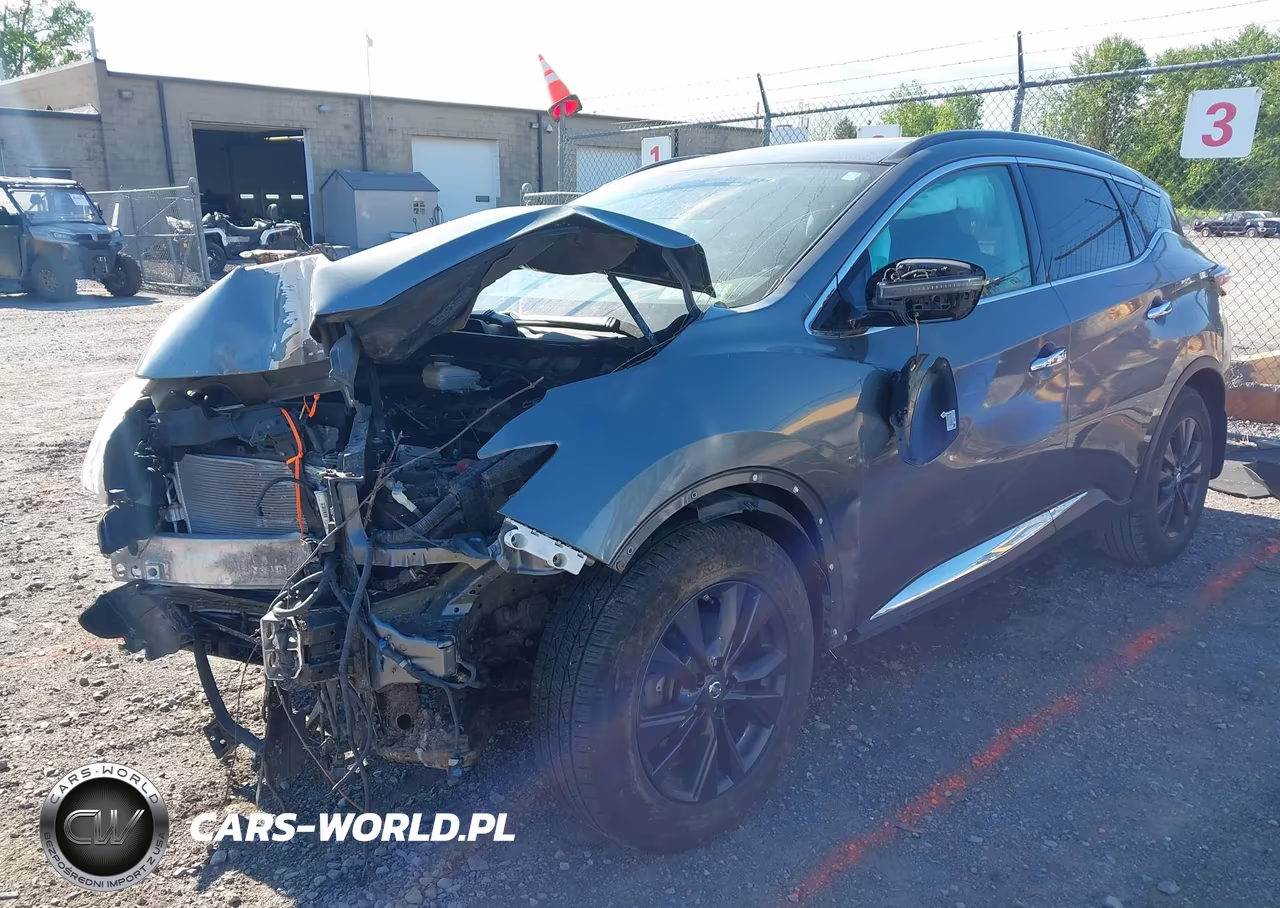 2017 Nissan Murano Sv VIN:5N1AZ2MH4HN154341 - 2
