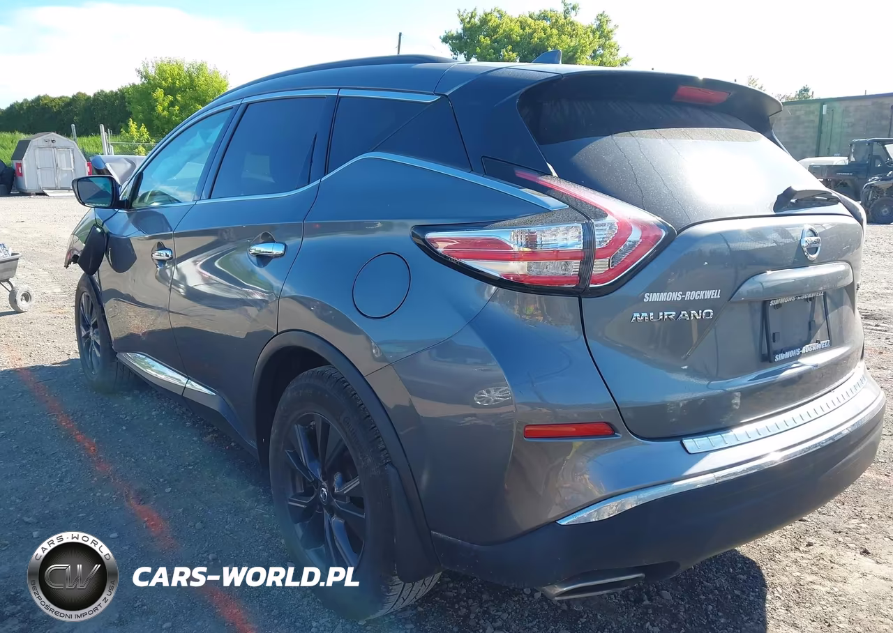 2017 Nissan Murano Sv VIN:5N1AZ2MH4HN154341 - 3
