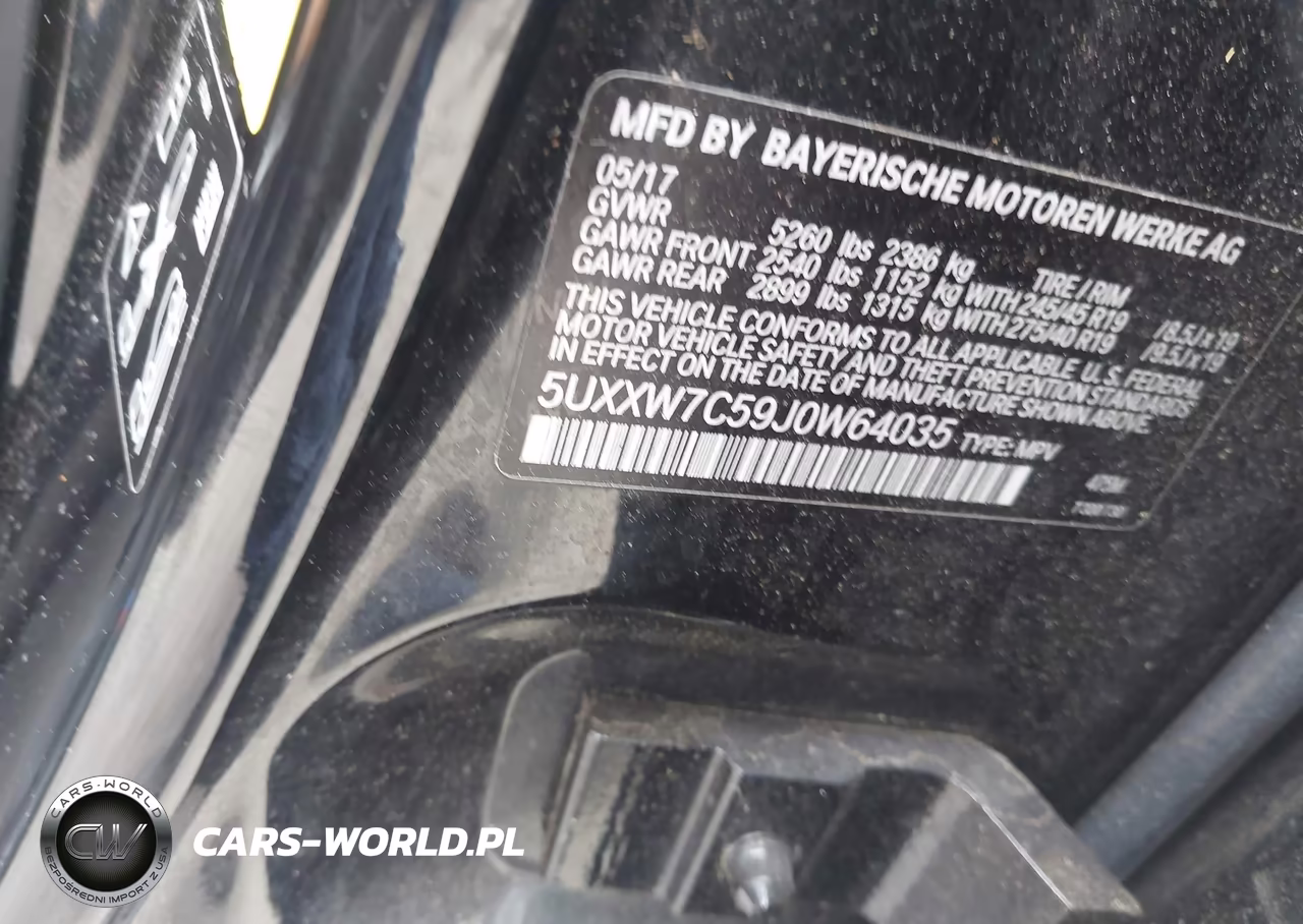 2018 BMW X4 M40I VIN:5UXXW7C59J0W64035 - 9
