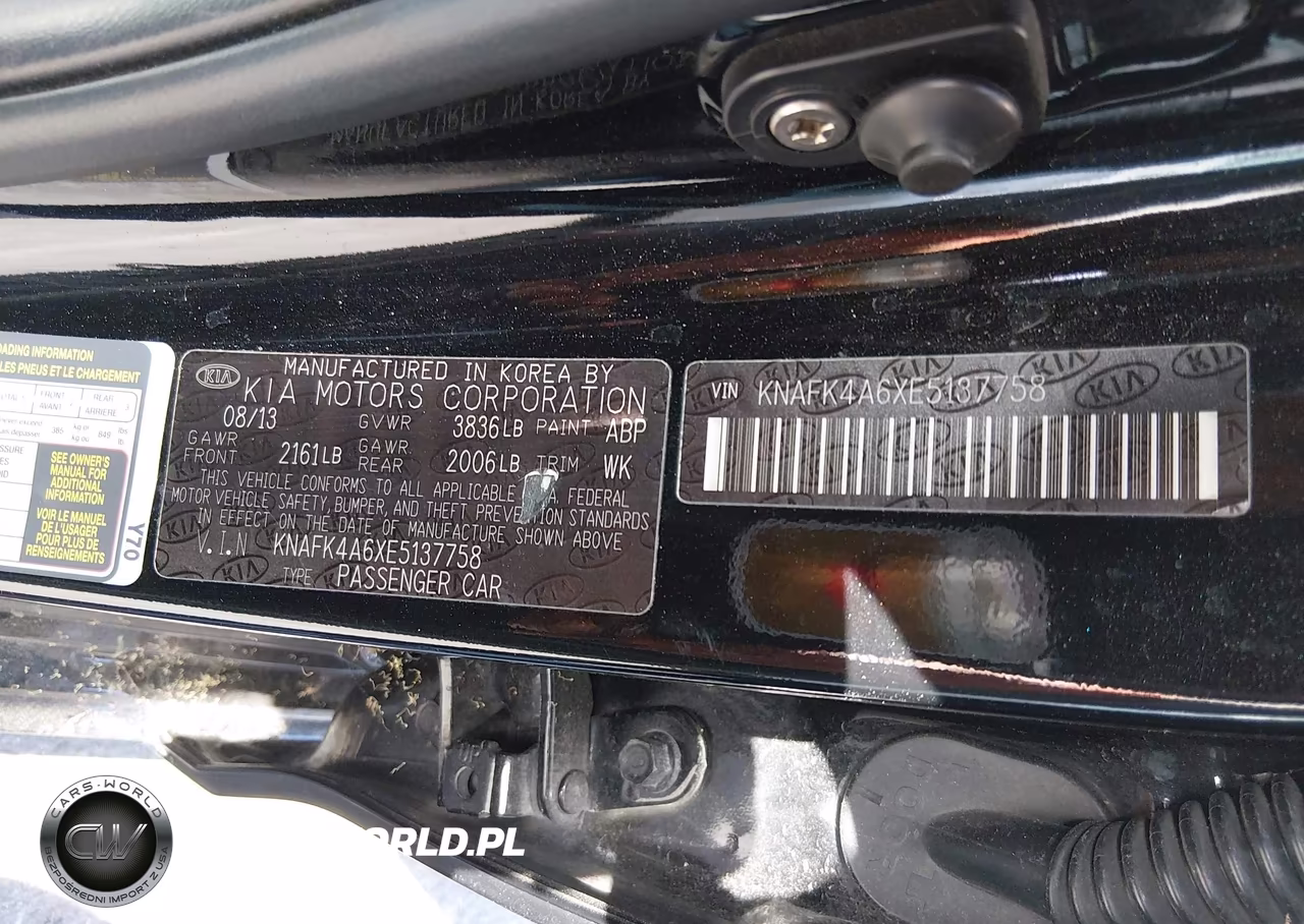 2014 Kia Forte Lx VIN:KNAFK4A6XE5137758 - 9