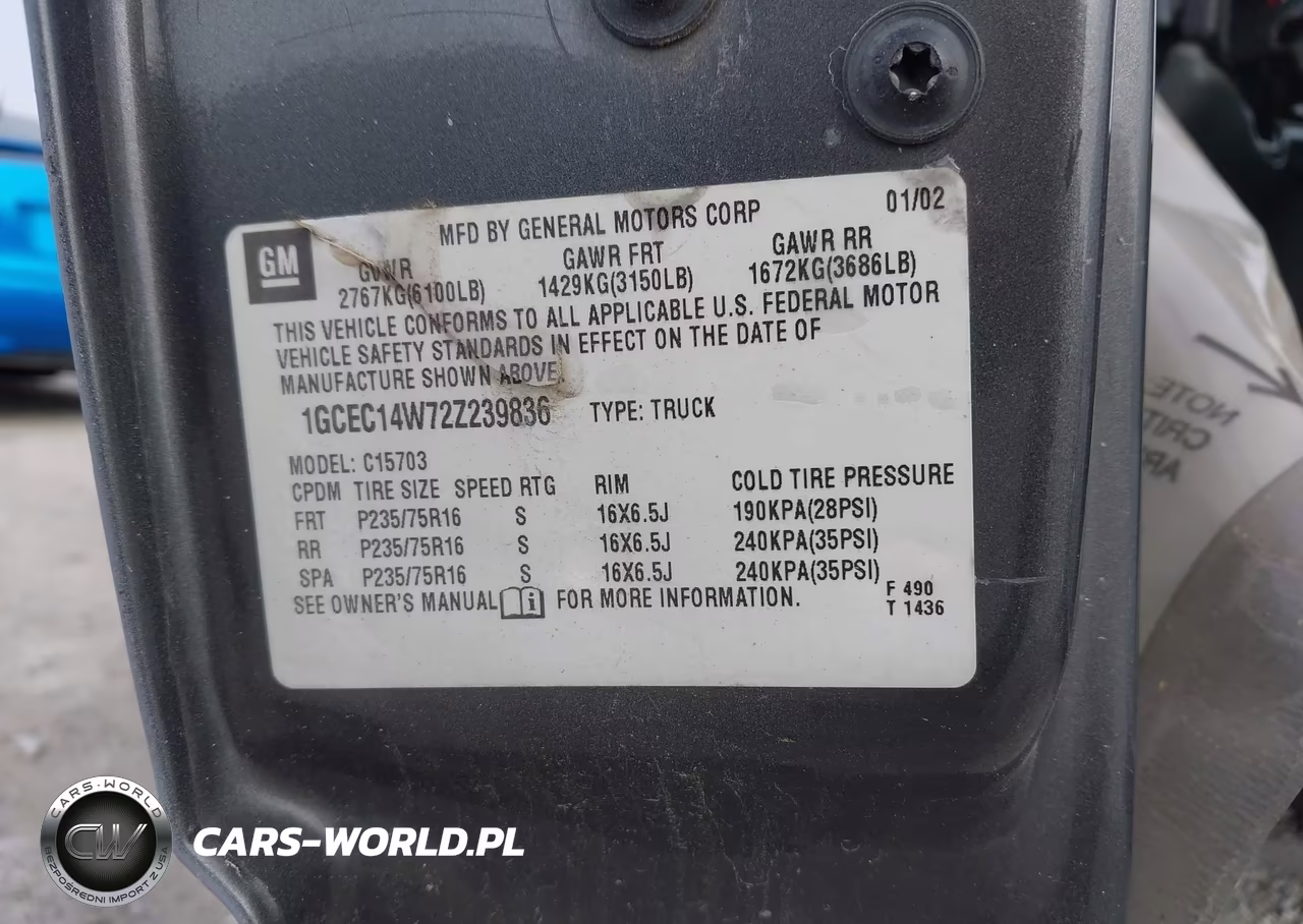 2002 Chevrolet Silverado 1500 VIN:1GCEC14W72Z239836 - 9