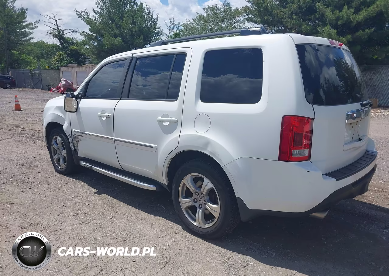 2013 Honda Pilot Ex-L VIN:5FNYF4H58DB053240 - 3