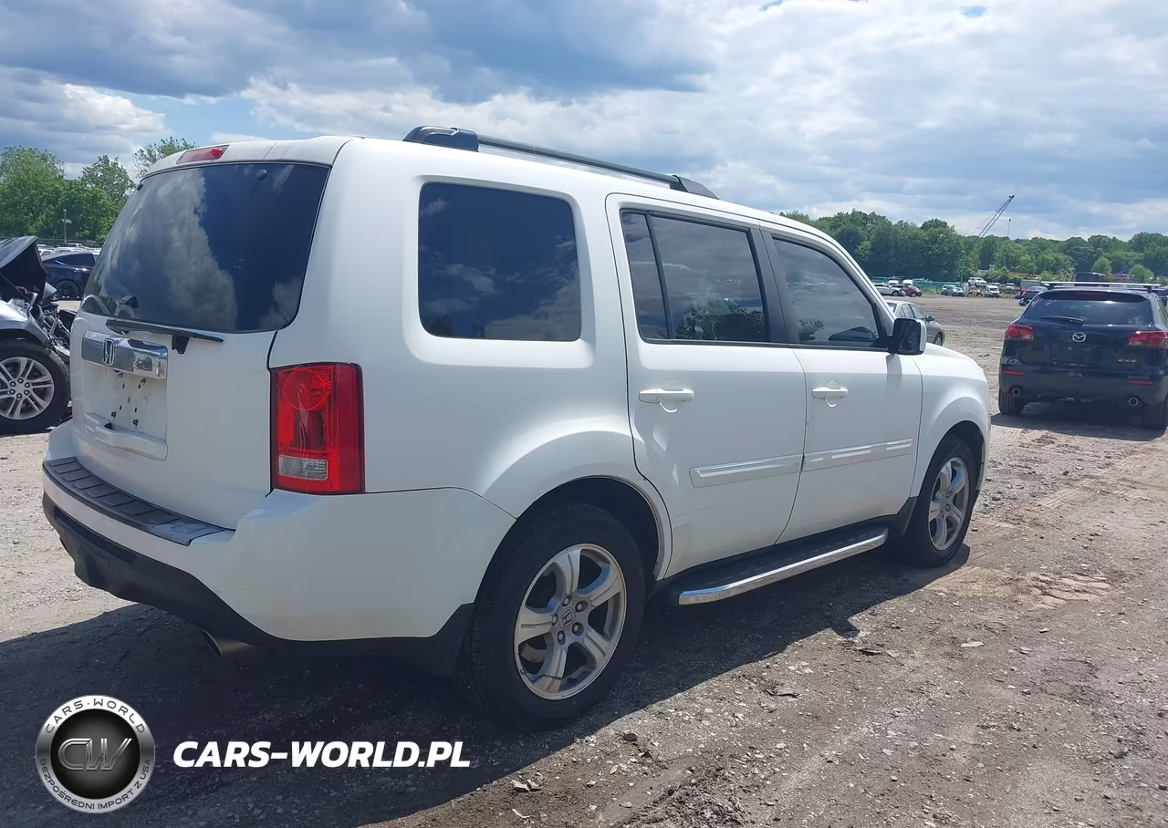 2013 Honda Pilot Ex-L VIN:5FNYF4H58DB053240 - 4