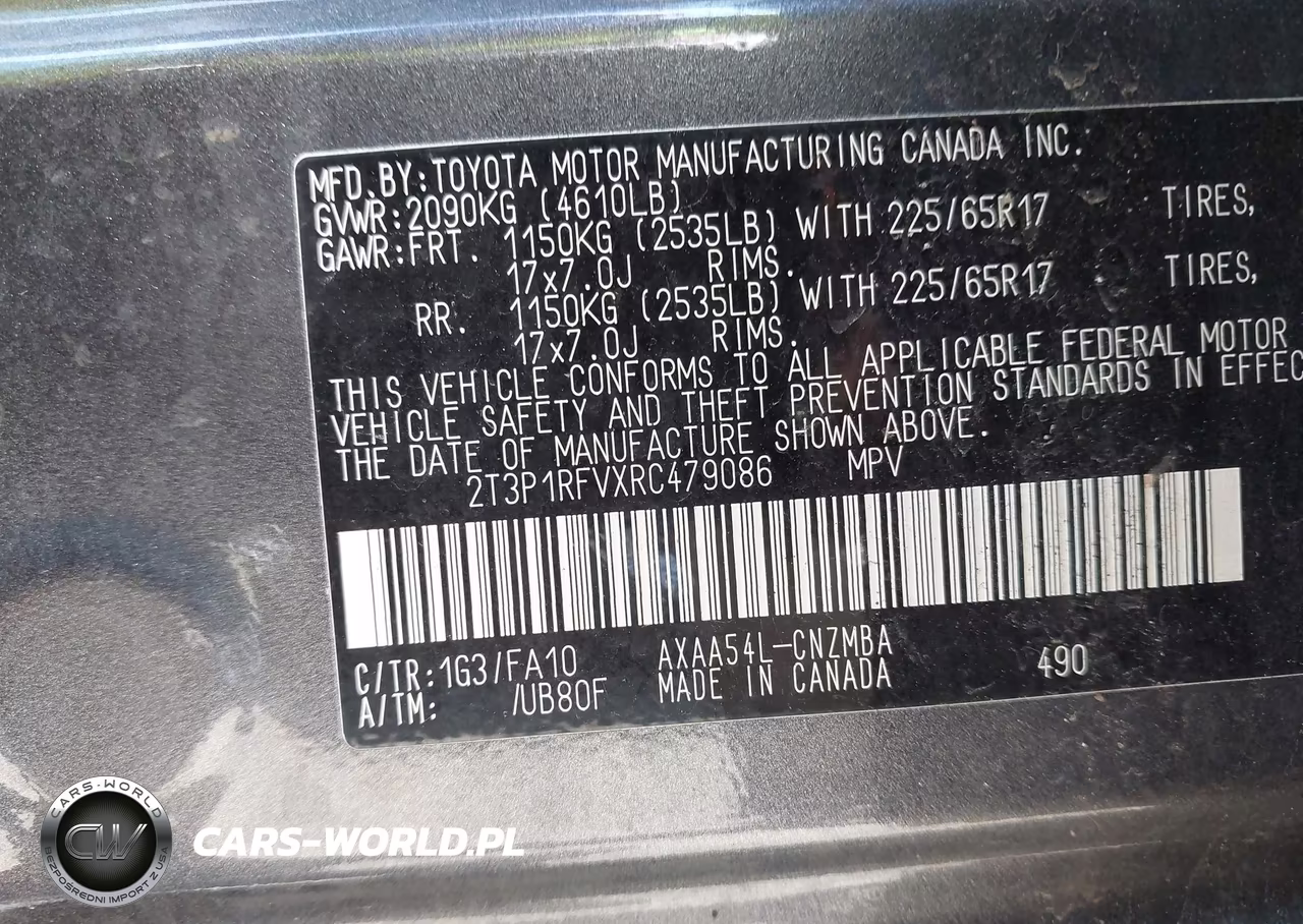 2024 Toyota Rav4 Xle VIN:2T3P1RFVXRC479086 - 9