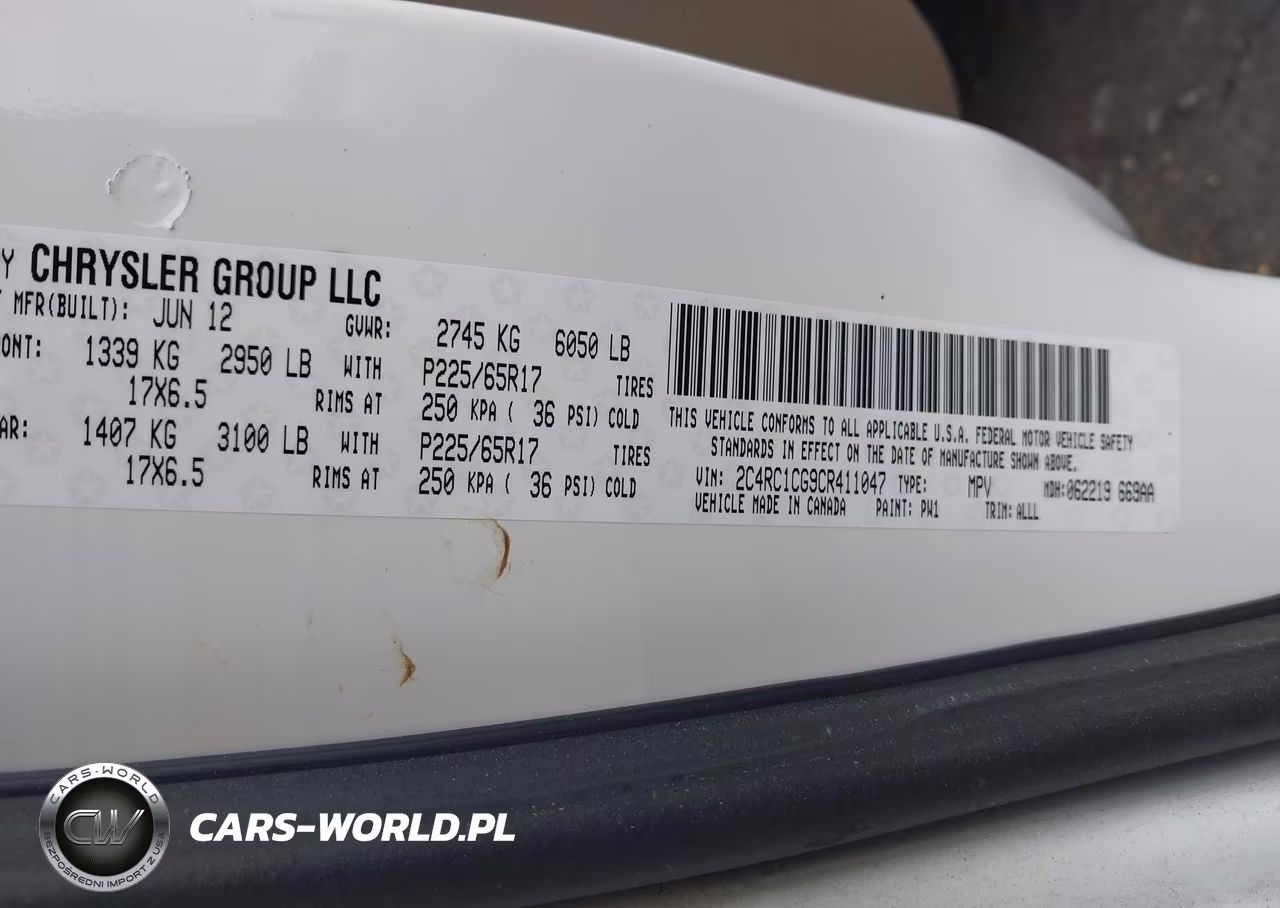 2012 Chrysler Town & Country Touring-L VIN:2C4RC1CG9CR411047 - 9