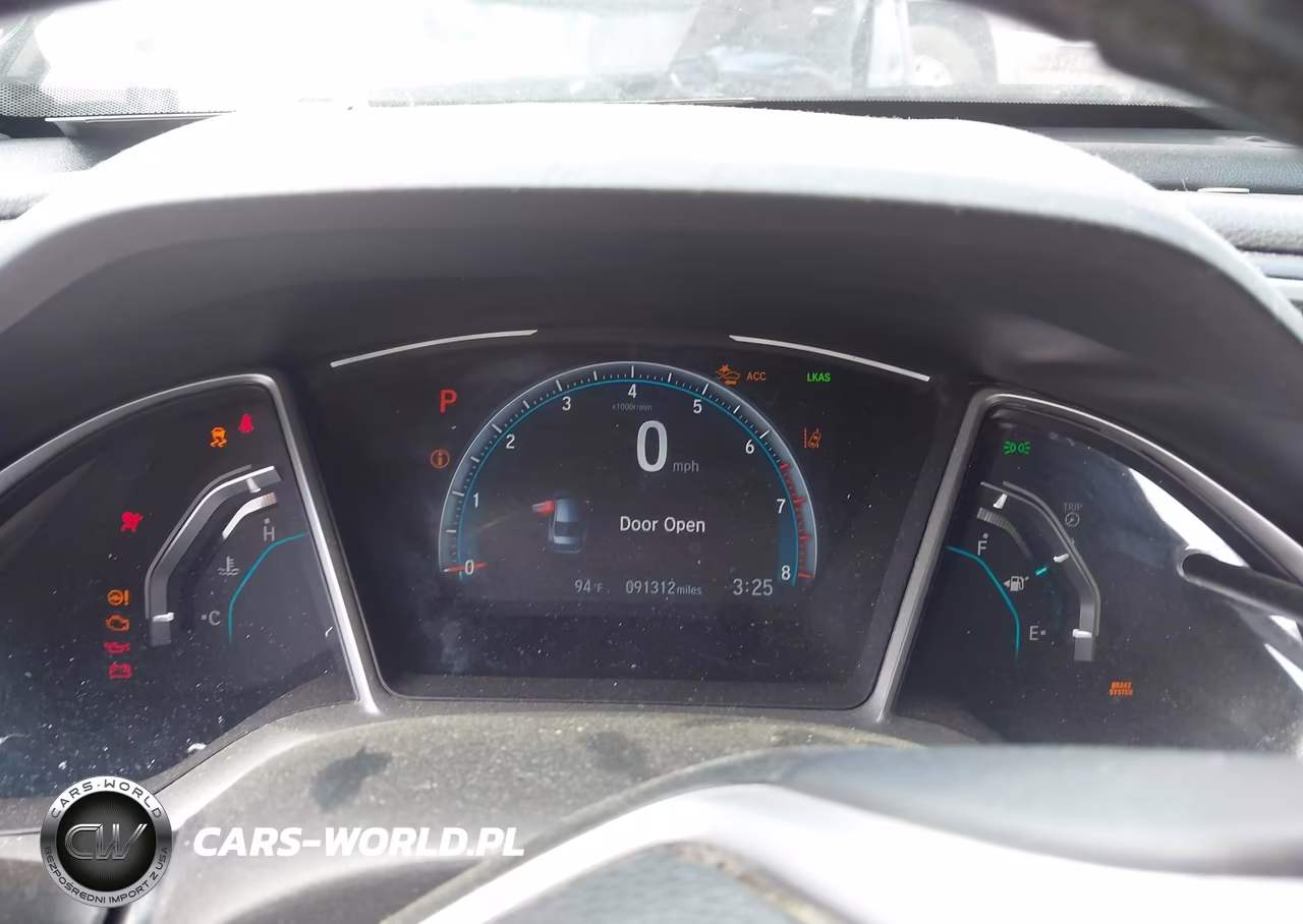 2020 Honda Civic Ex VIN:19XFC1F34LE016044 - 7