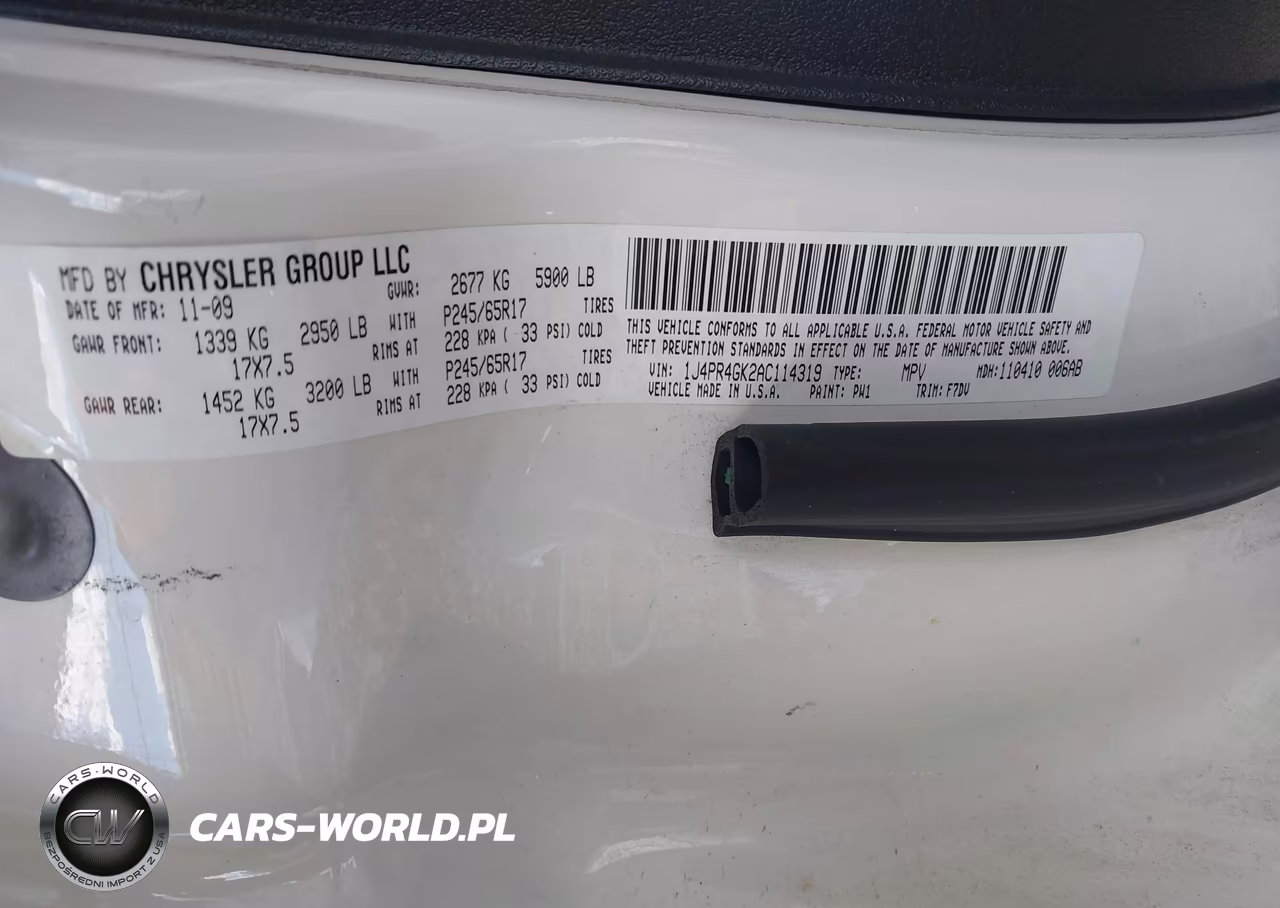 2010 Jeep Grand Cherokee Laredo VIN:1J4PR4GK2AC114319 - 9