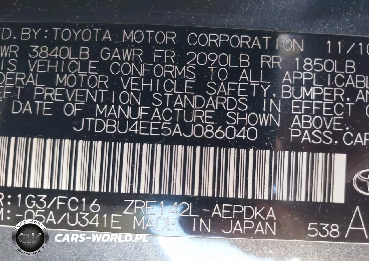 2010 Toyota Corolla Le VIN:JTDBU4EE5AJ086040 - 9