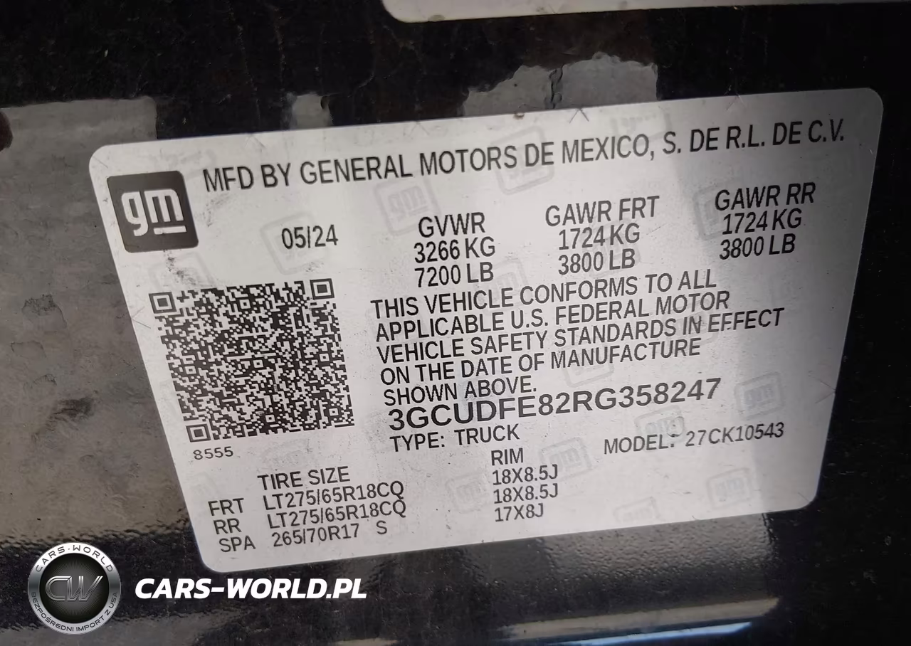 2024 Chevrolet Silverado 1500 4Wd Short Bed Lt Trail Boss VIN:3GCUDFE82RG358247 - 9