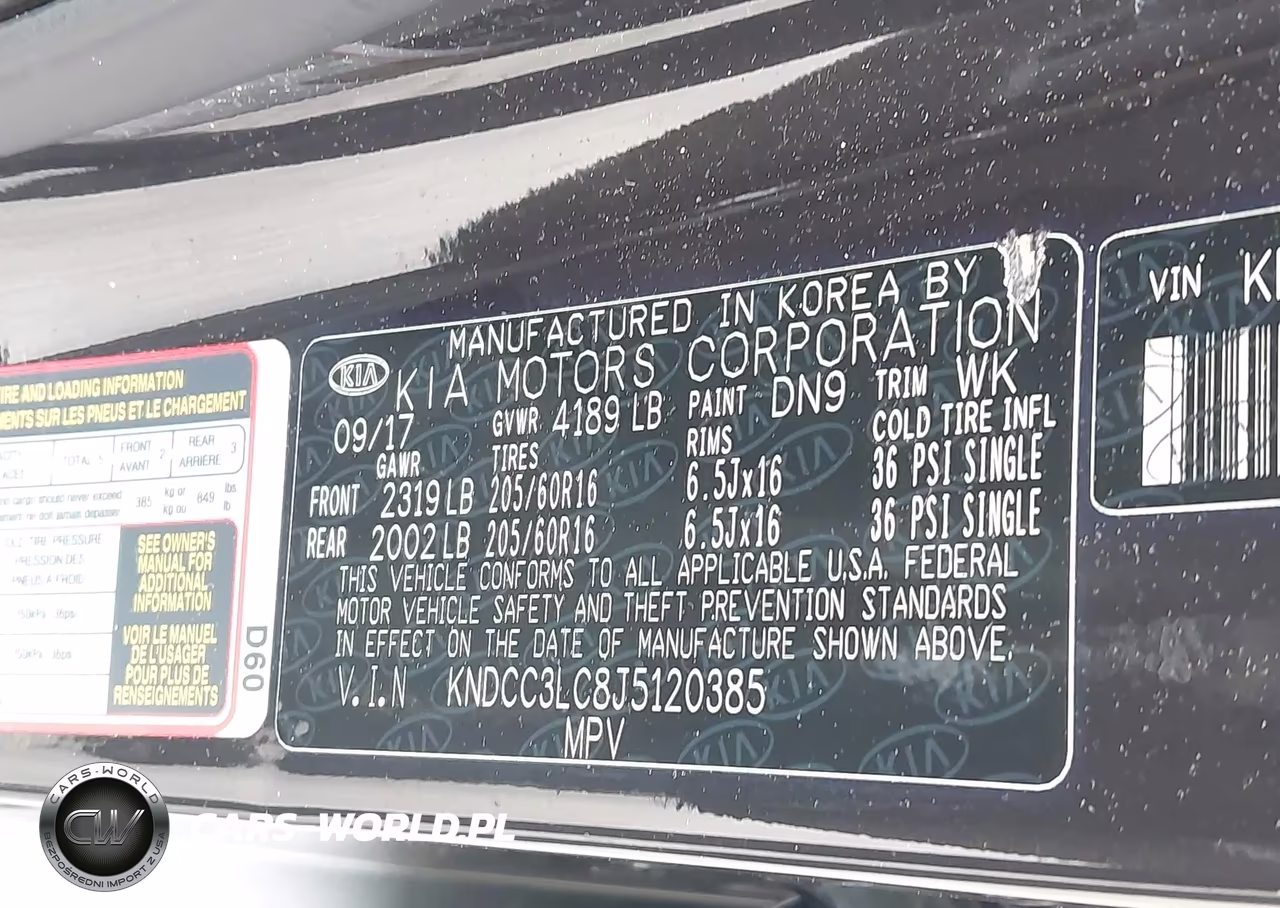 2018 Kia Niro Ex VIN:KNDCC3LC8J5120385 - 9