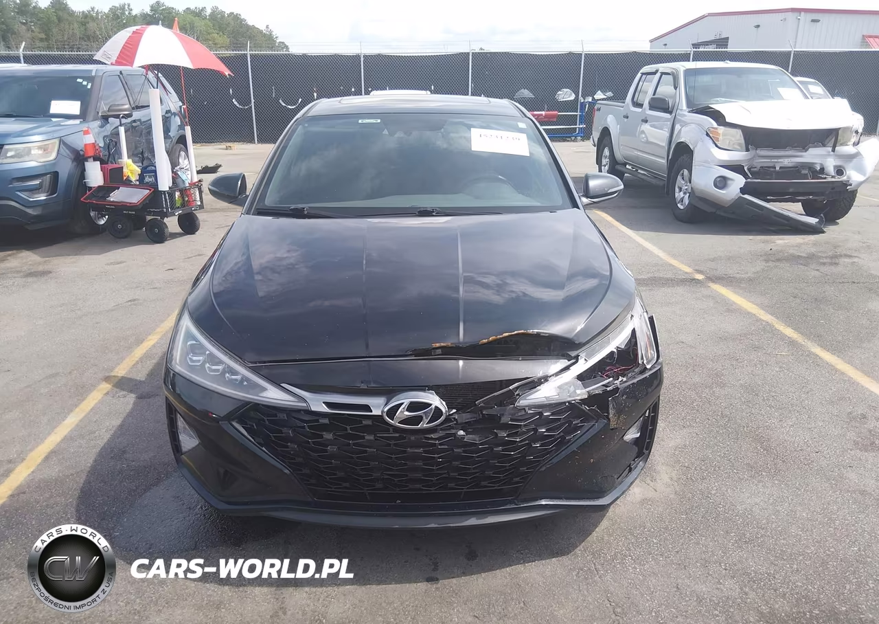 2020 Hyundai Elantra Sport VIN:KMHD04LB7LU020678 - 12