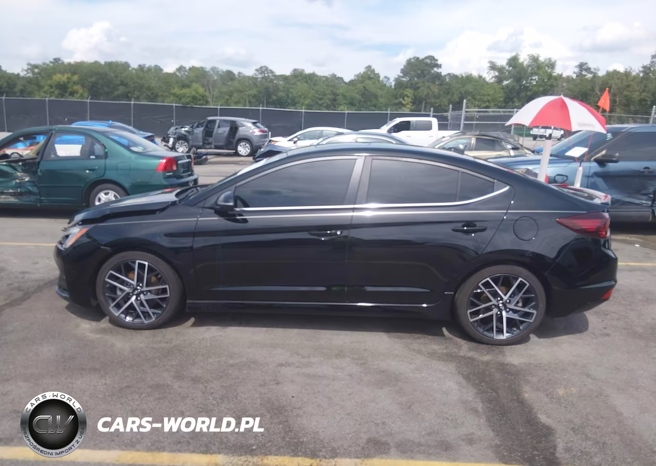 2020 Hyundai Elantra Sport VIN:KMHD04LB7LU020678 - 14