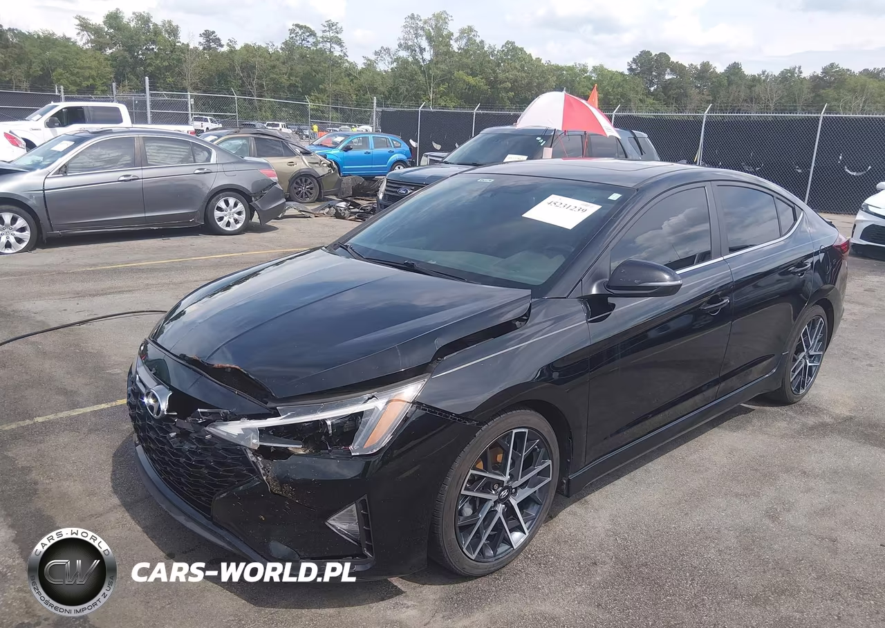 2020 Hyundai Elantra Sport VIN:KMHD04LB7LU020678 - 2