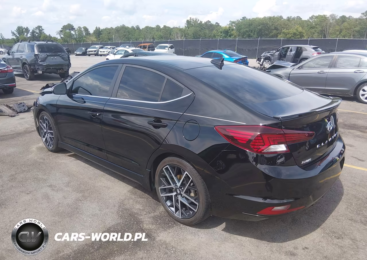 2020 Hyundai Elantra Sport VIN:KMHD04LB7LU020678 - 3