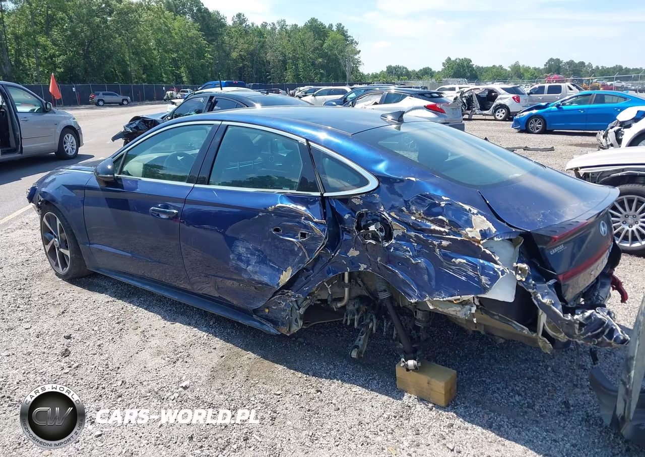 2021 Hyundai Sonata Sel Plus VIN:5NPEJ4J25MH062822 - 3