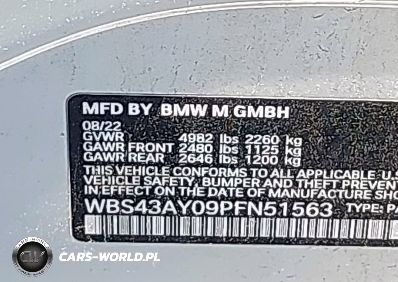 2023 BMW M3 Competition xDrive VIN:WBS43AY09PFN51563 - 9