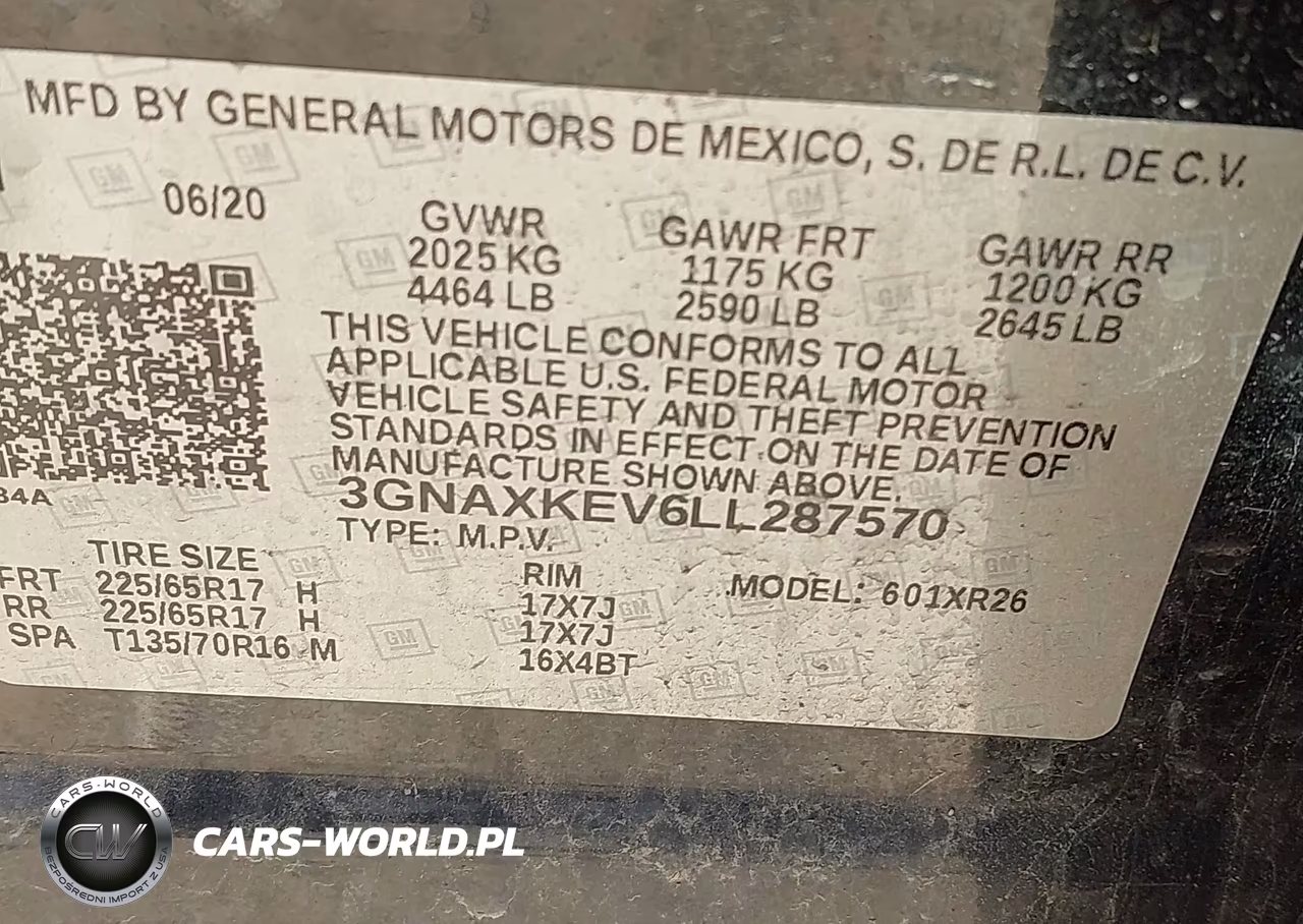 2020 Chevrolet Equinox Fwd Lt 1.5L Turbo VIN:3GNAXKEV6LL287570 - 9