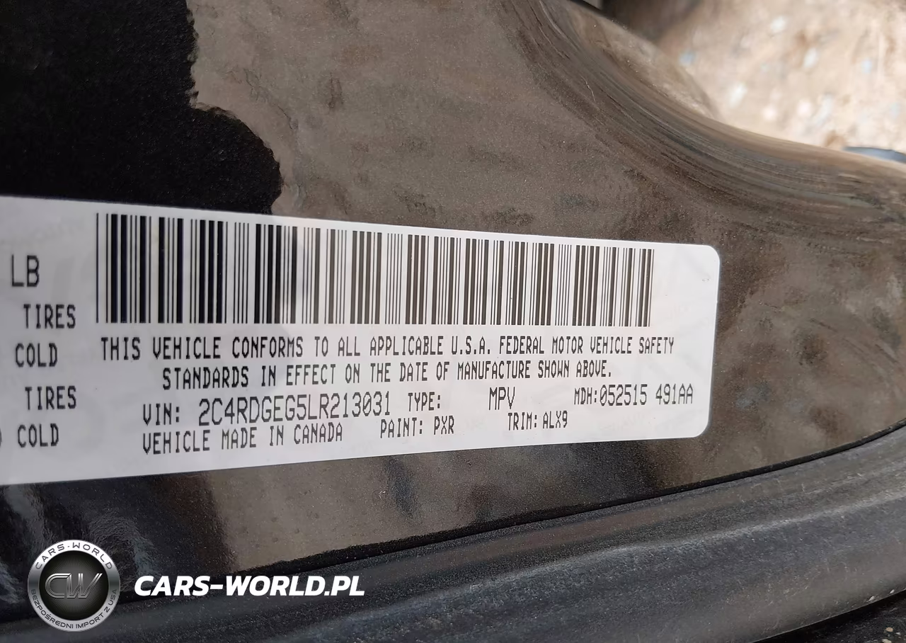 2020 Dodge Grand Caravan Gt VIN:2C4RDGEG5LR213031 - 9