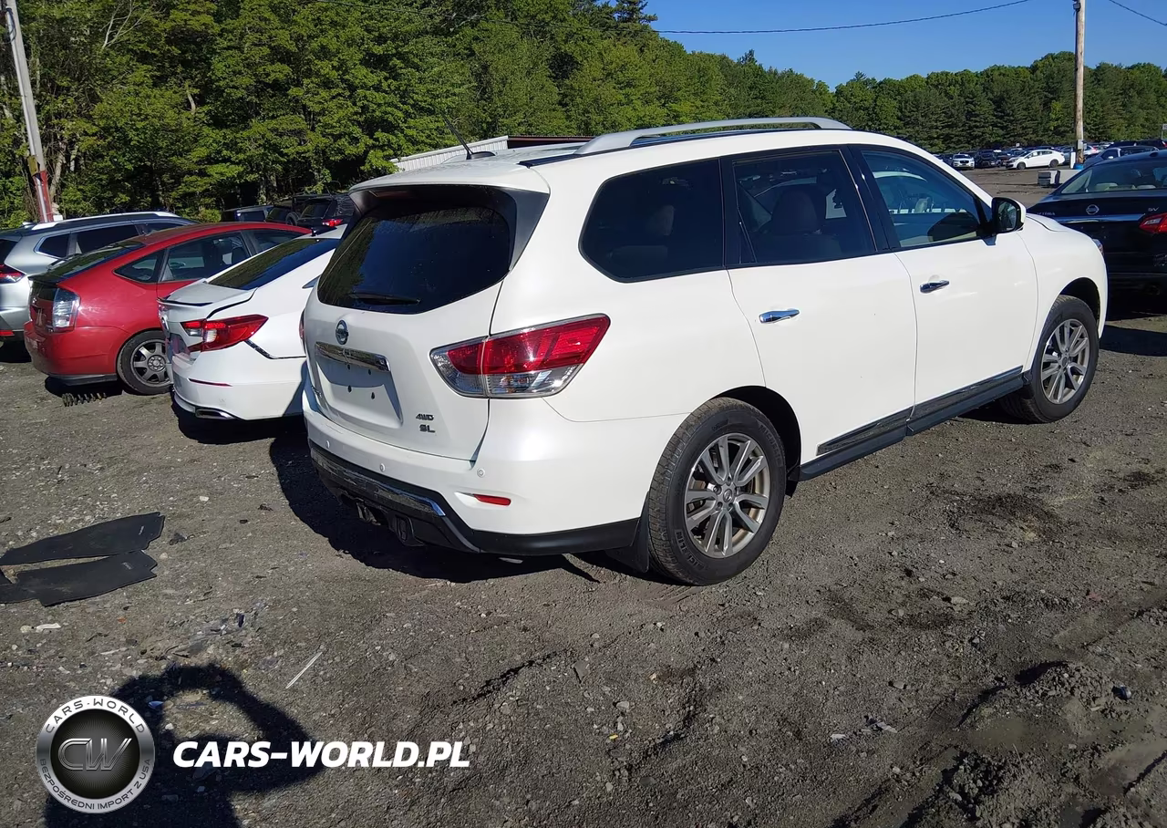 2016 Nissan Pathfinder Sl VIN:5N1AR2MM2GC634014 - 3