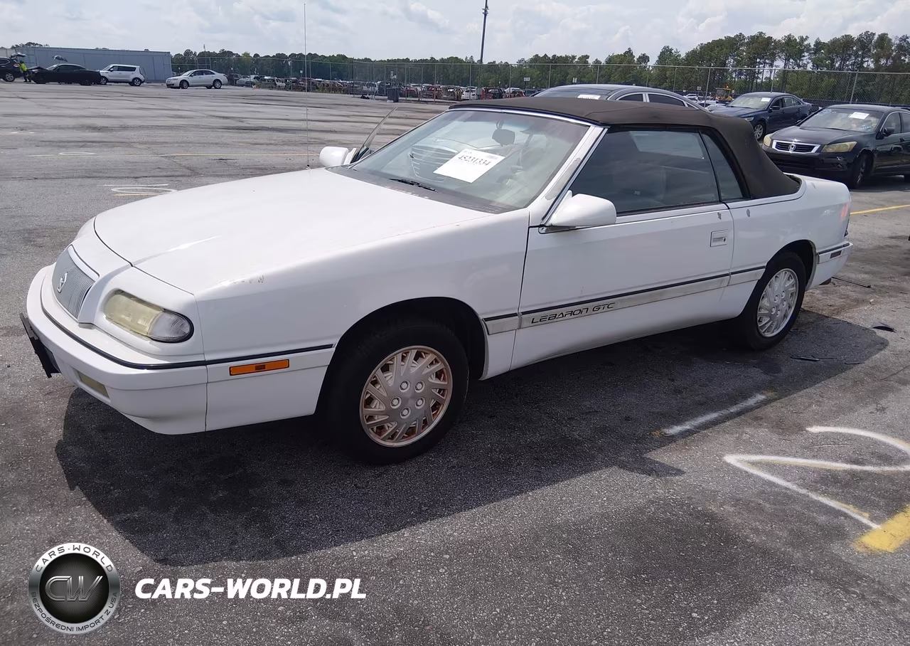 1994 Chrysler Lebaron Gtc-Lx VIN:1C3EU4536RF321298 - 2
