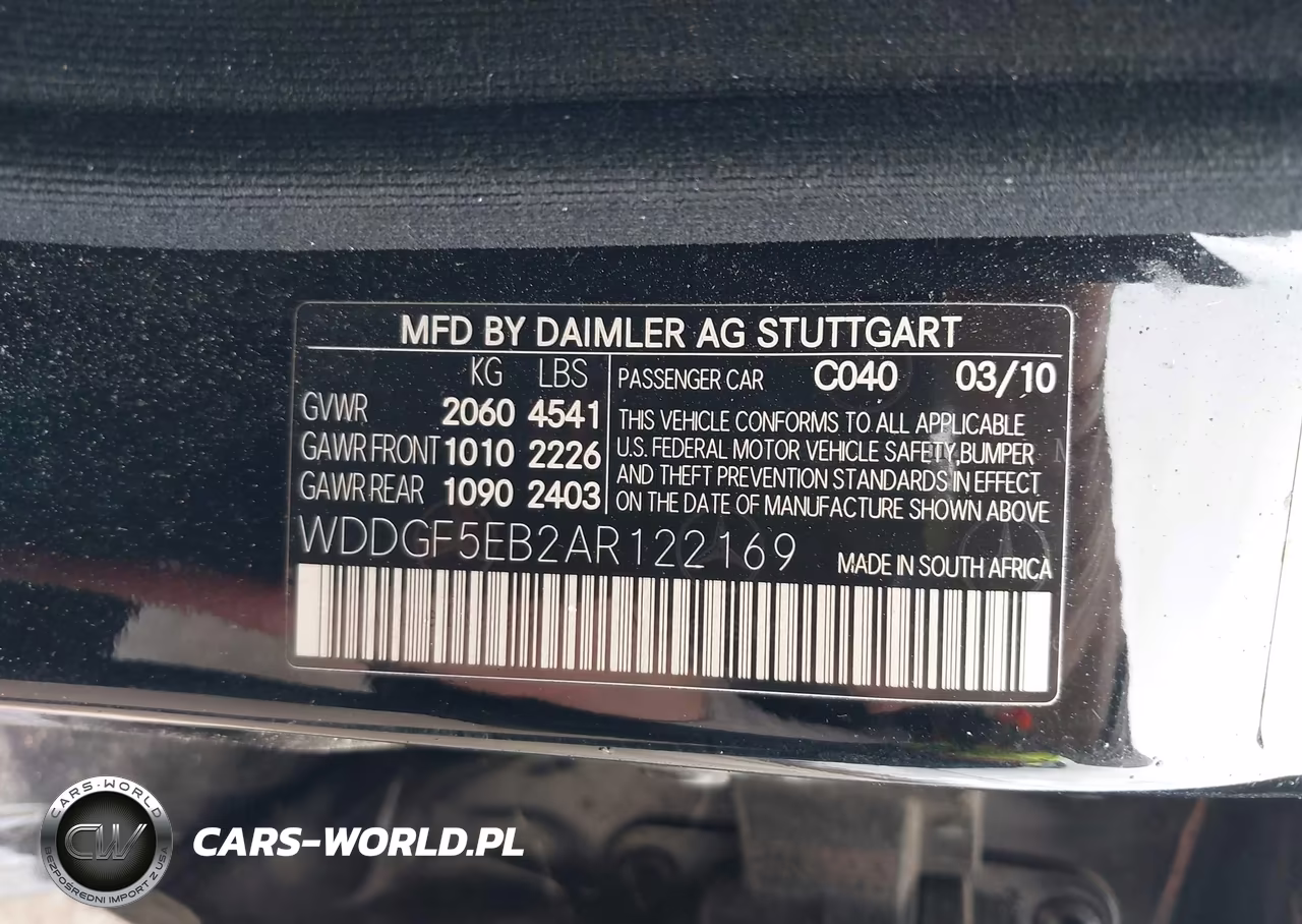 2010 Mercedes-Benz C 300 Luxury-Sport VIN:WDDGF5EB2AR122169 - 9