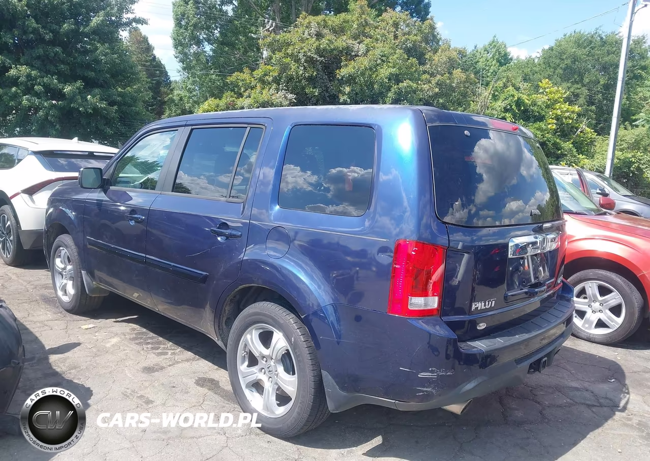 2014 Honda Pilot Ex-L VIN:5FNYF4H50EB001666 - 3