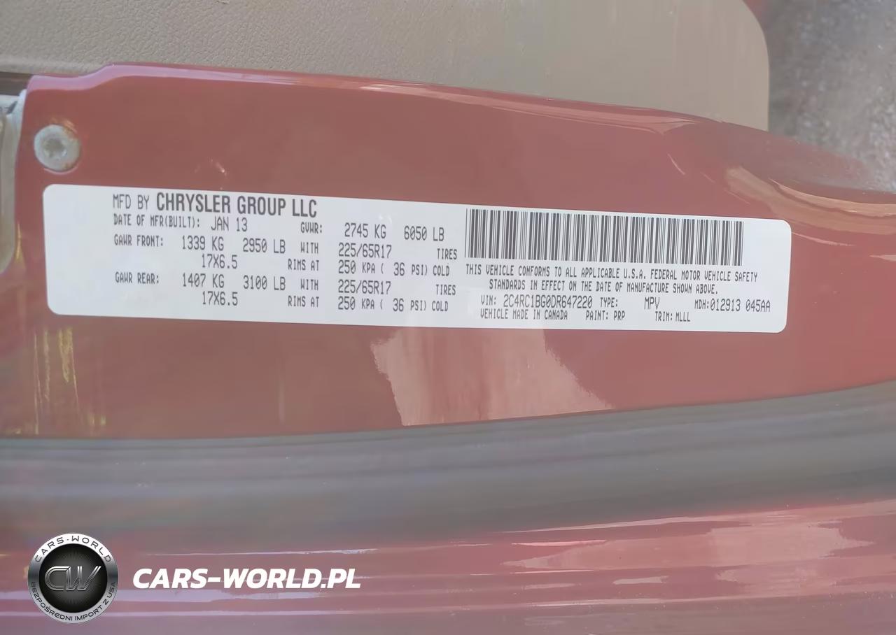 2013 Chrysler Town & Country Touring VIN:2C4RC1BG0DR647220 - 9