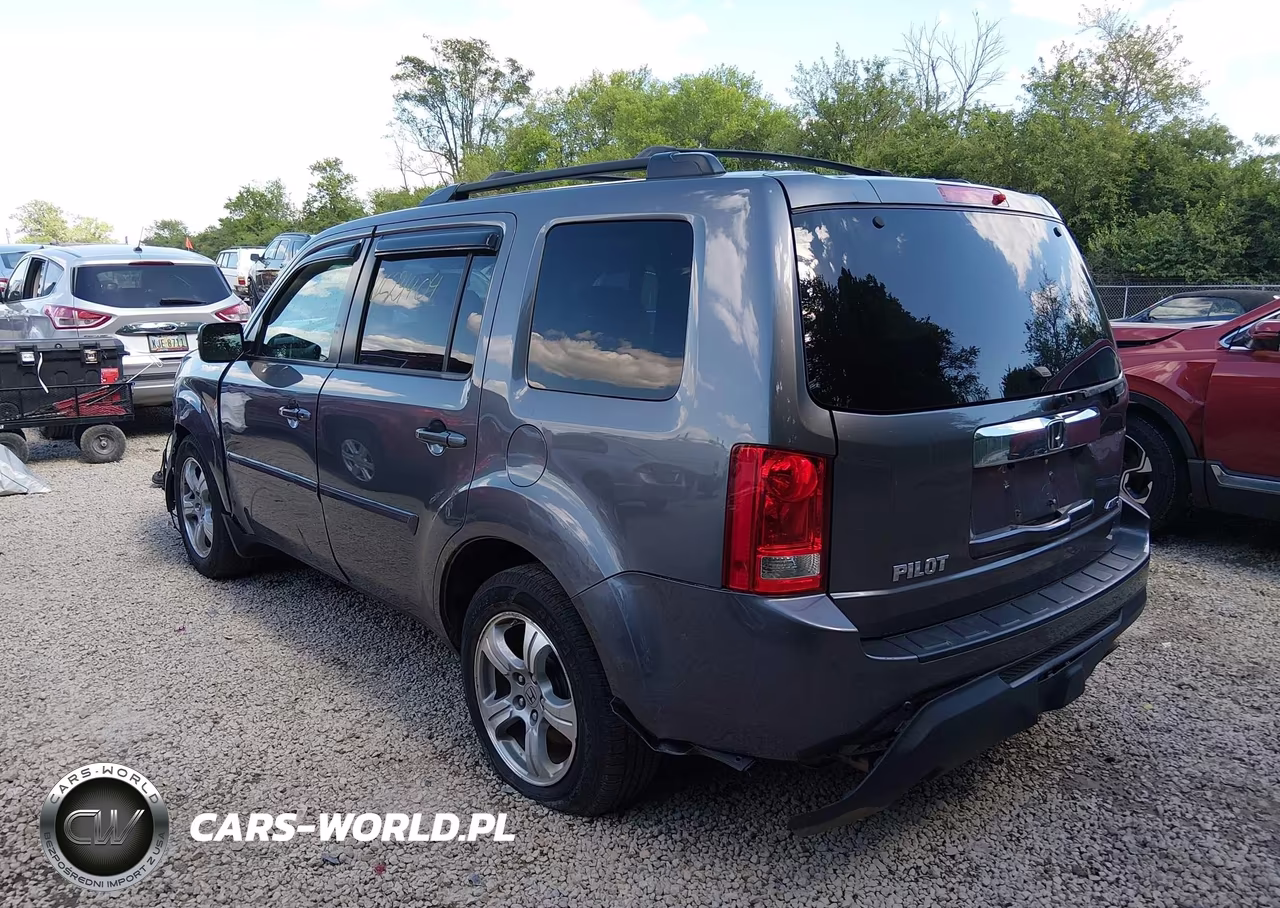 2014 Honda Pilot Ex-L VIN:5FNYF4H69EB015932 - 3