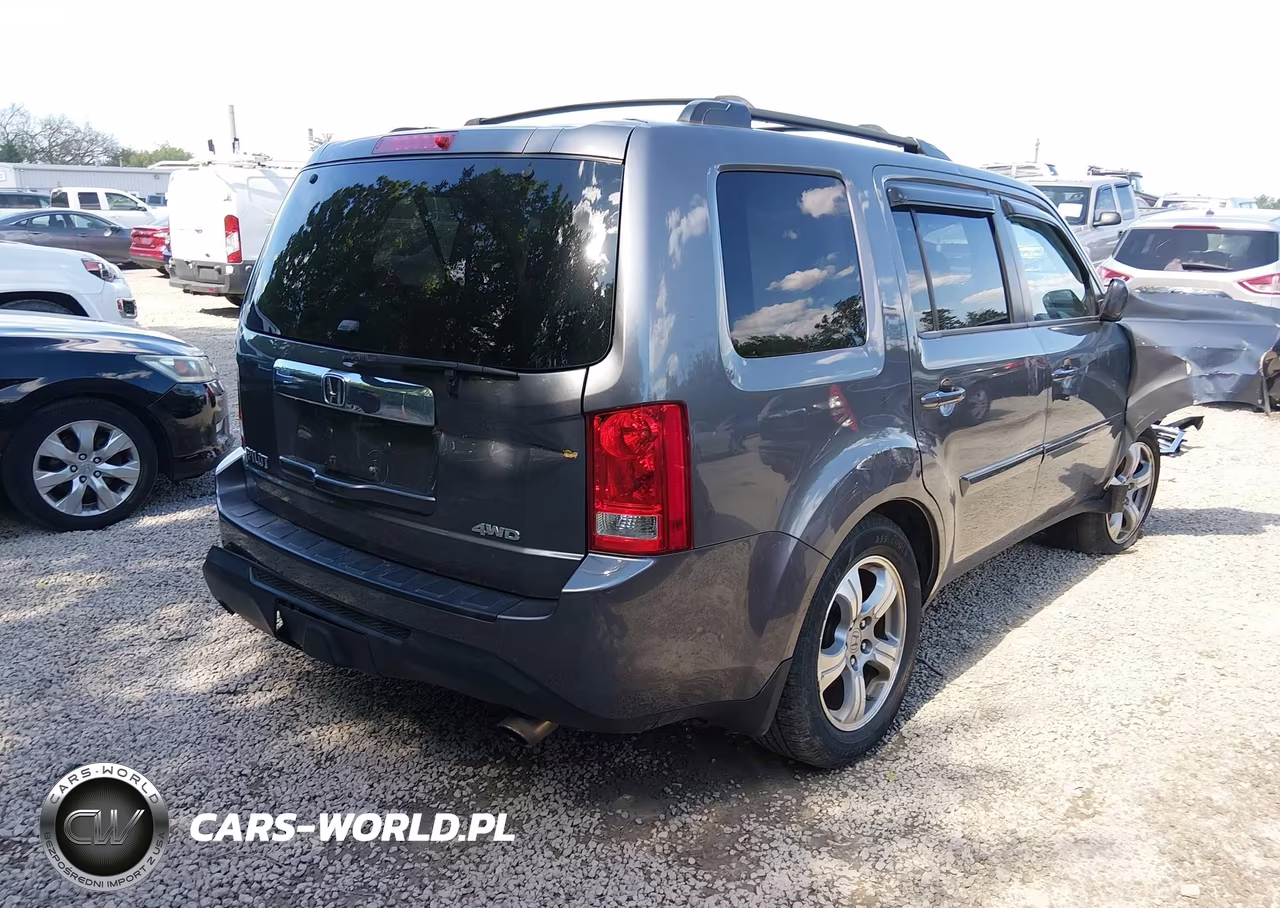 2014 Honda Pilot Ex-L VIN:5FNYF4H69EB015932 - 4