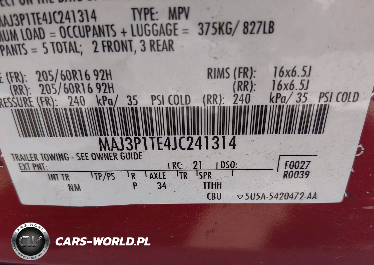 2018 Ford Ecosport Se VIN:MAJ3P1TE4JC241314 - 9