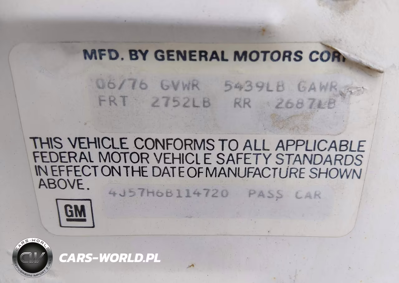 1976 Buick Regal VIN:4J57H68114720 - 9