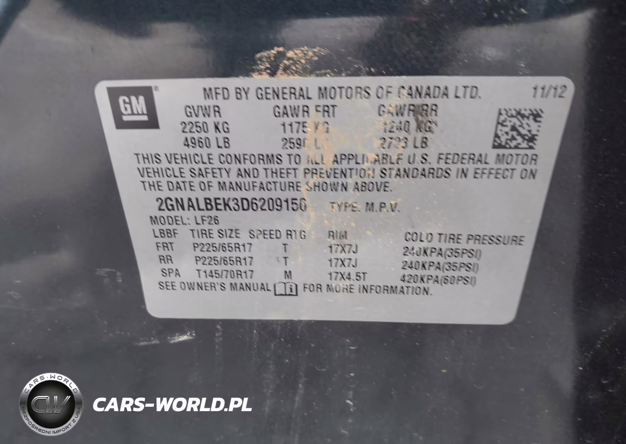 2013 Chevrolet Equinox Ls VIN:2GNALBEK3D6209156 - 9