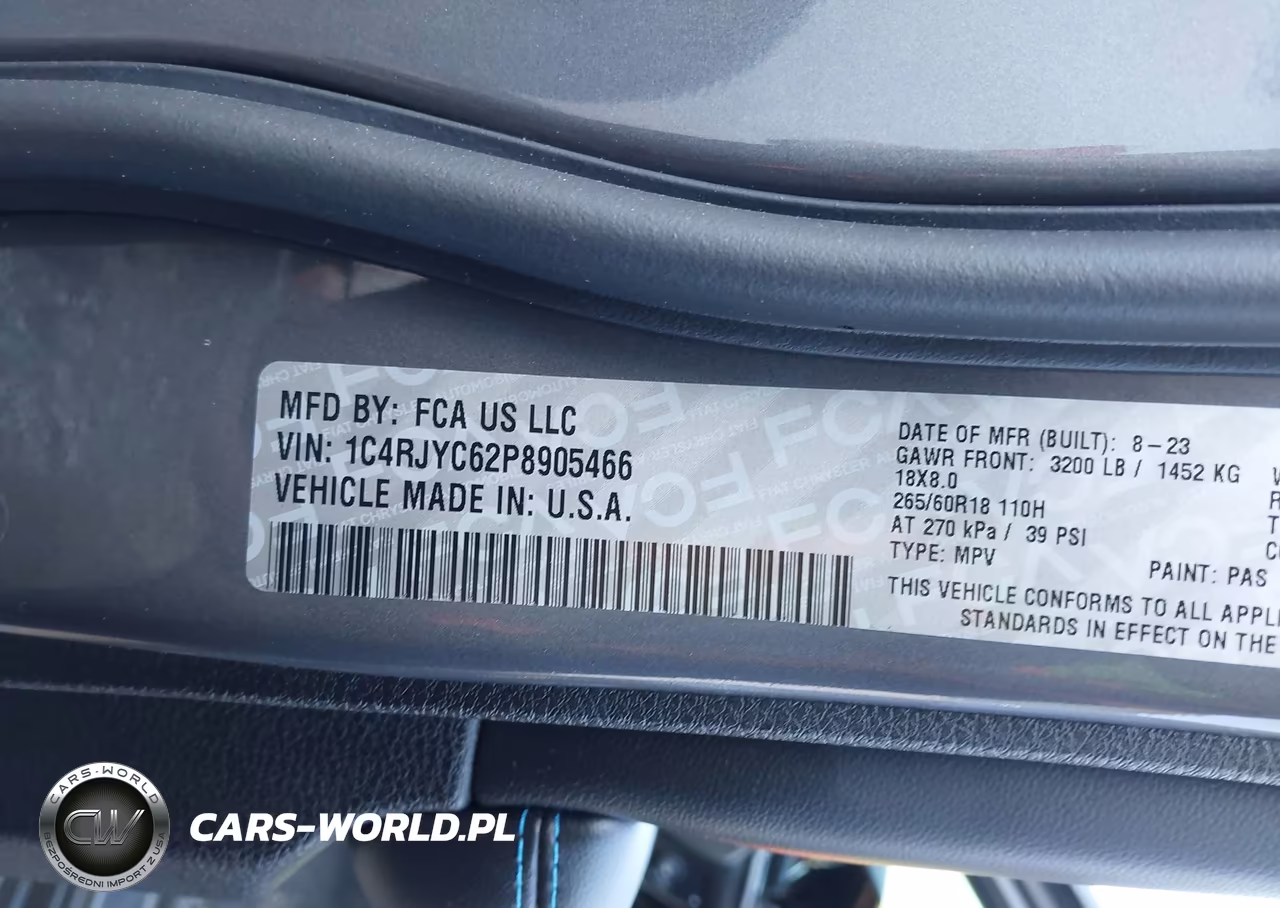 2023 Jeep Grand Cherokee 4Xe Trailhawk VIN:1C4RJYC62P8905466 - 9