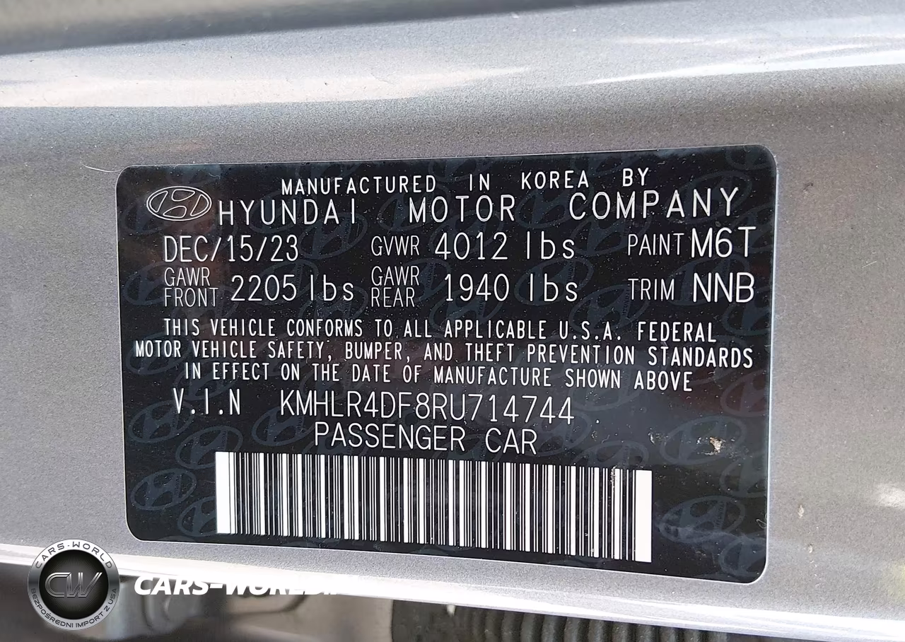 2024 Hyundai Elantra N Line VIN:KMHLR4DF8RU714744 - 9