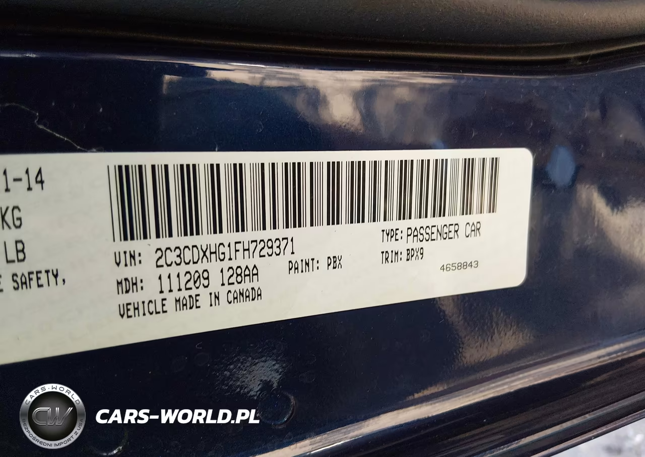2015 Dodge Charger Sxt VIN:2C3CDXHG1FH729371 - 9