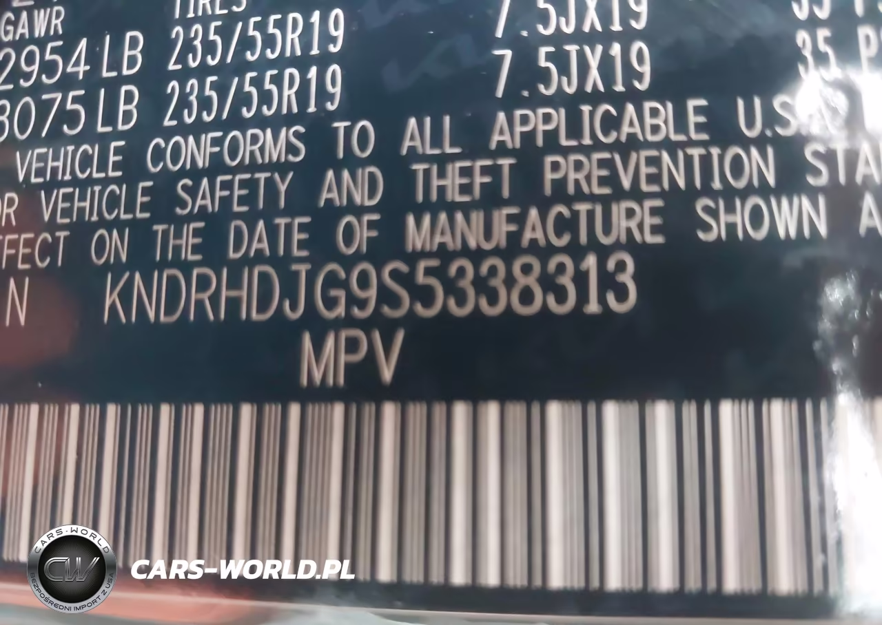 2025 Kia Sorento Hybrid Ex VIN:KNDRHDJG9S5338313 - 9