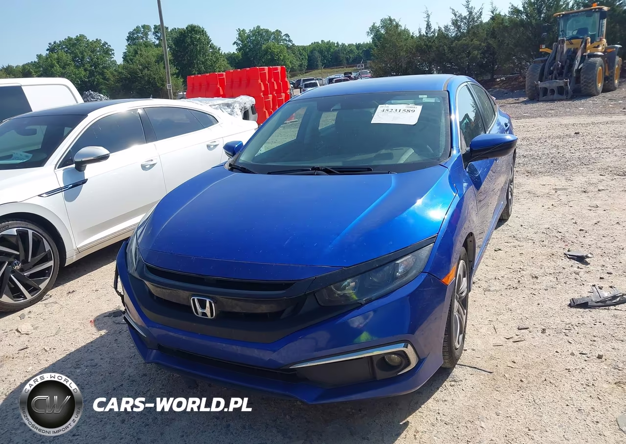 2019 Honda Civic Lx VIN:19XFC2F66KE007828 - 12