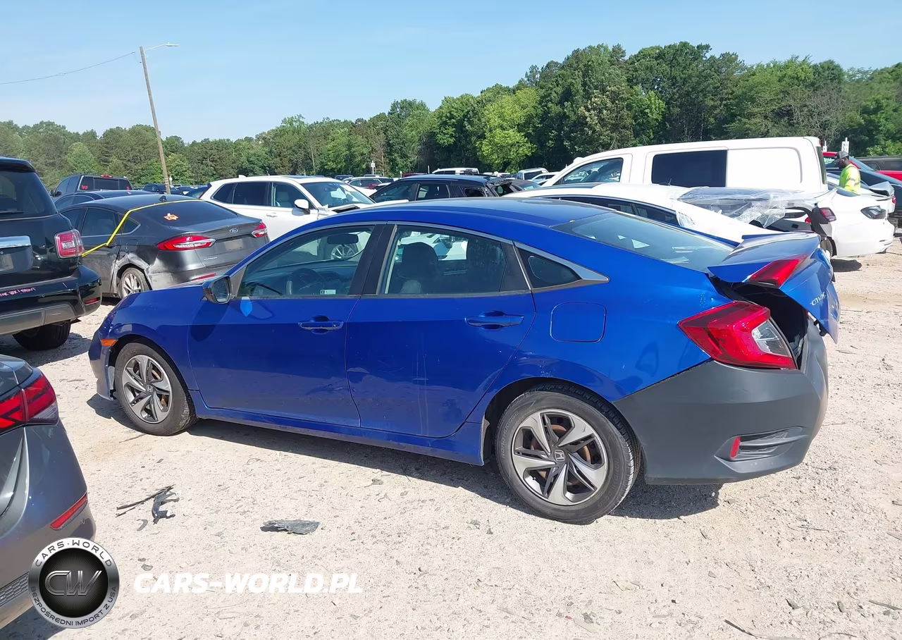 2019 Honda Civic Lx VIN:19XFC2F66KE007828 - 14