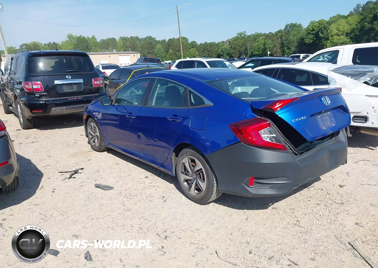 2019 Honda Civic Lx VIN:19XFC2F66KE007828 - 3