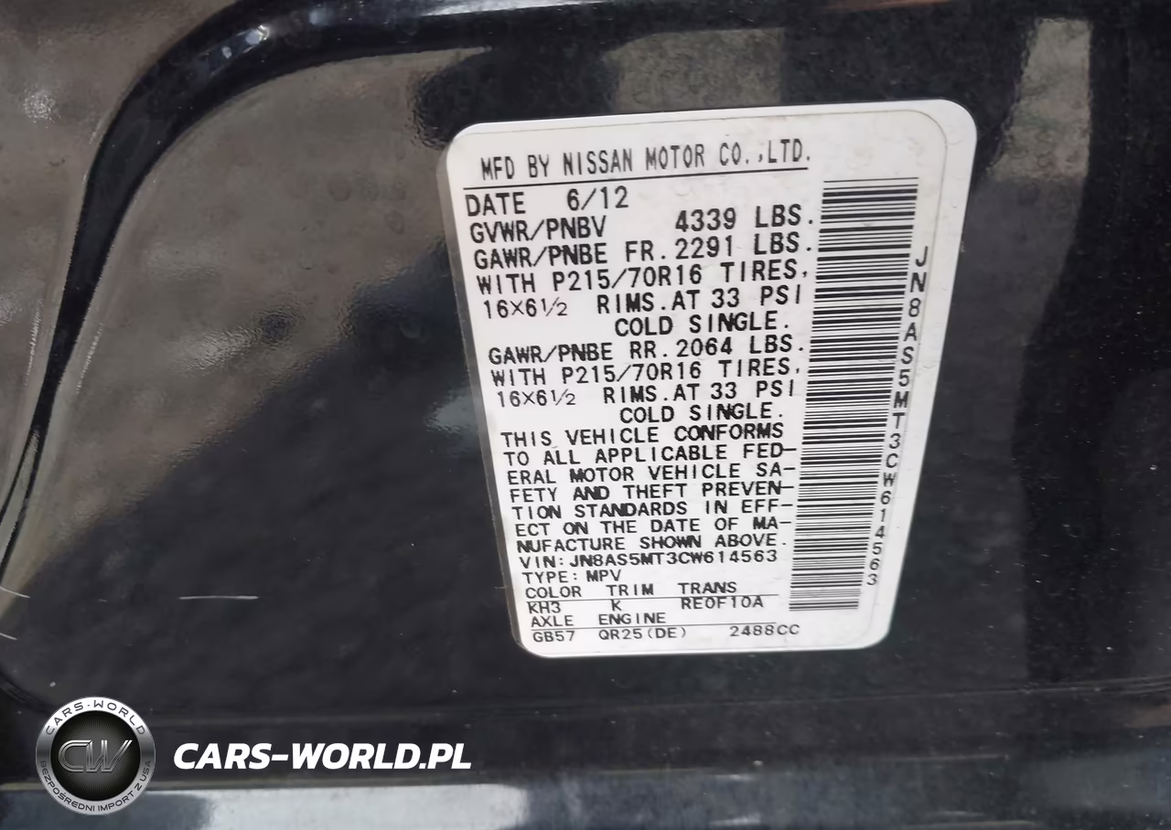 2012 Nissan Rogue S VIN:JN8AS5MT3CW614563 - 9
