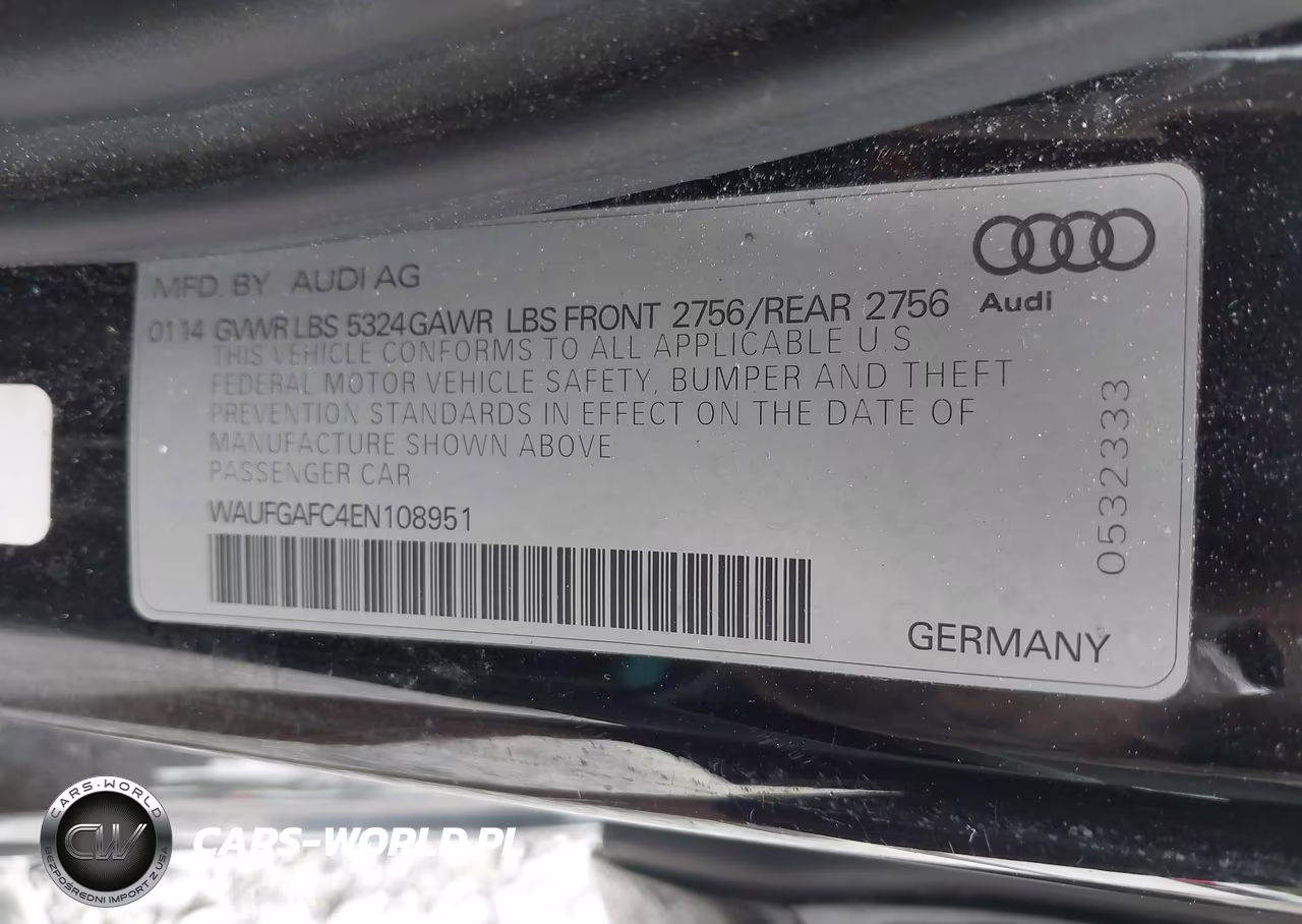 2014 Audi A6 3.0T Premium Plus VIN:WAUFGAFC4EN108951 - 9