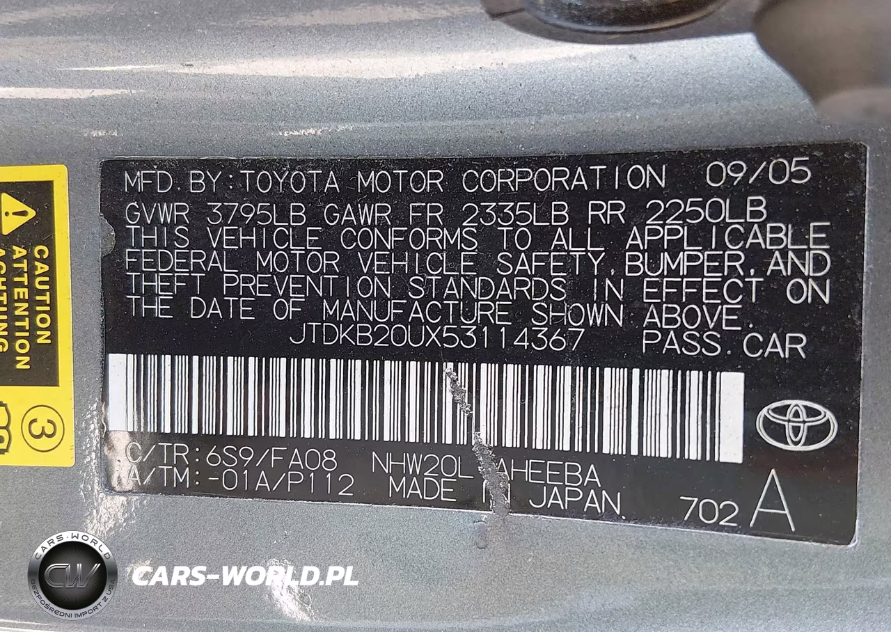 2005 Toyota Prius VIN:JTDKB20UX53114367 - 9