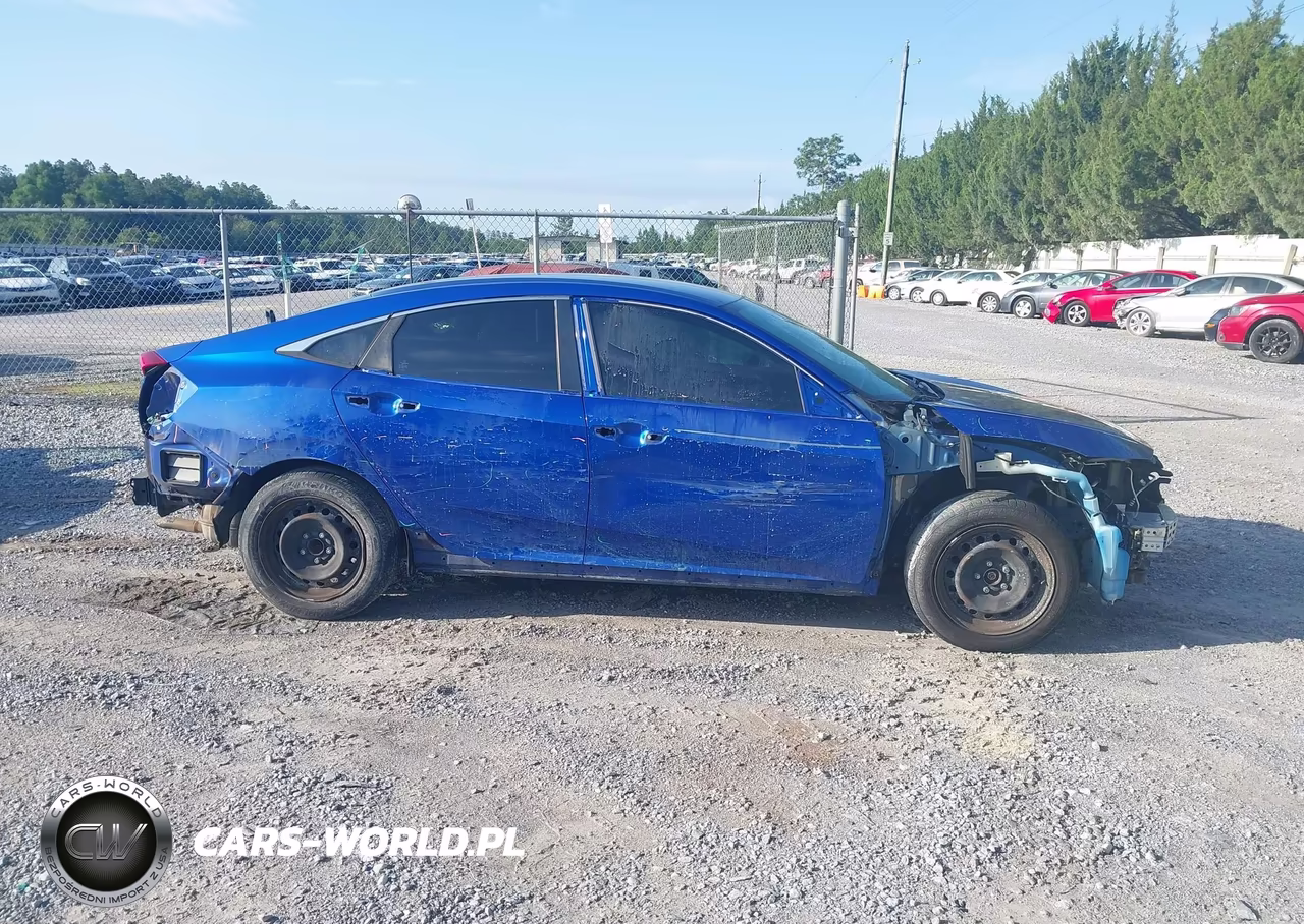 2019 Honda Civic Lx VIN:19XFC2F61KE031244 - 13
