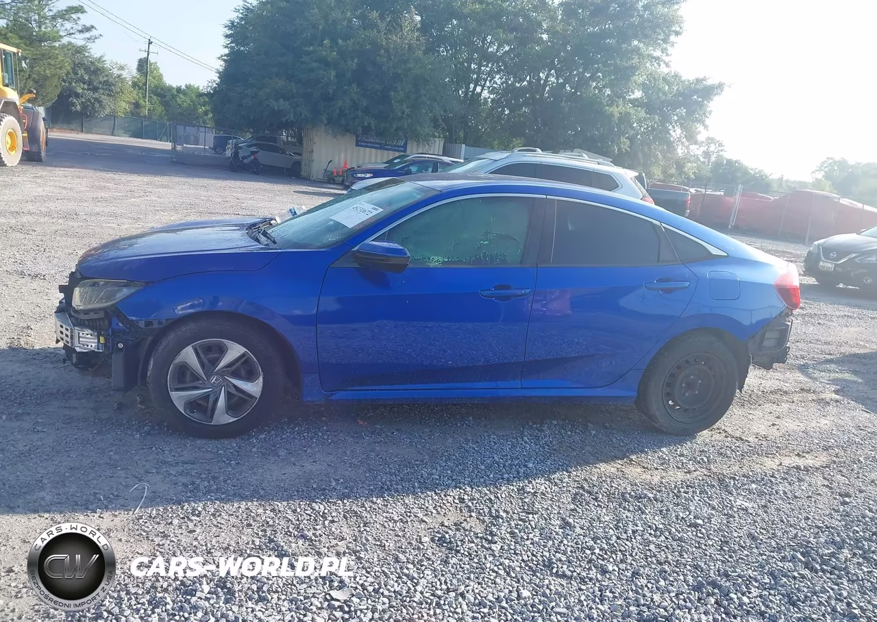 2019 Honda Civic Lx VIN:19XFC2F61KE031244 - 14