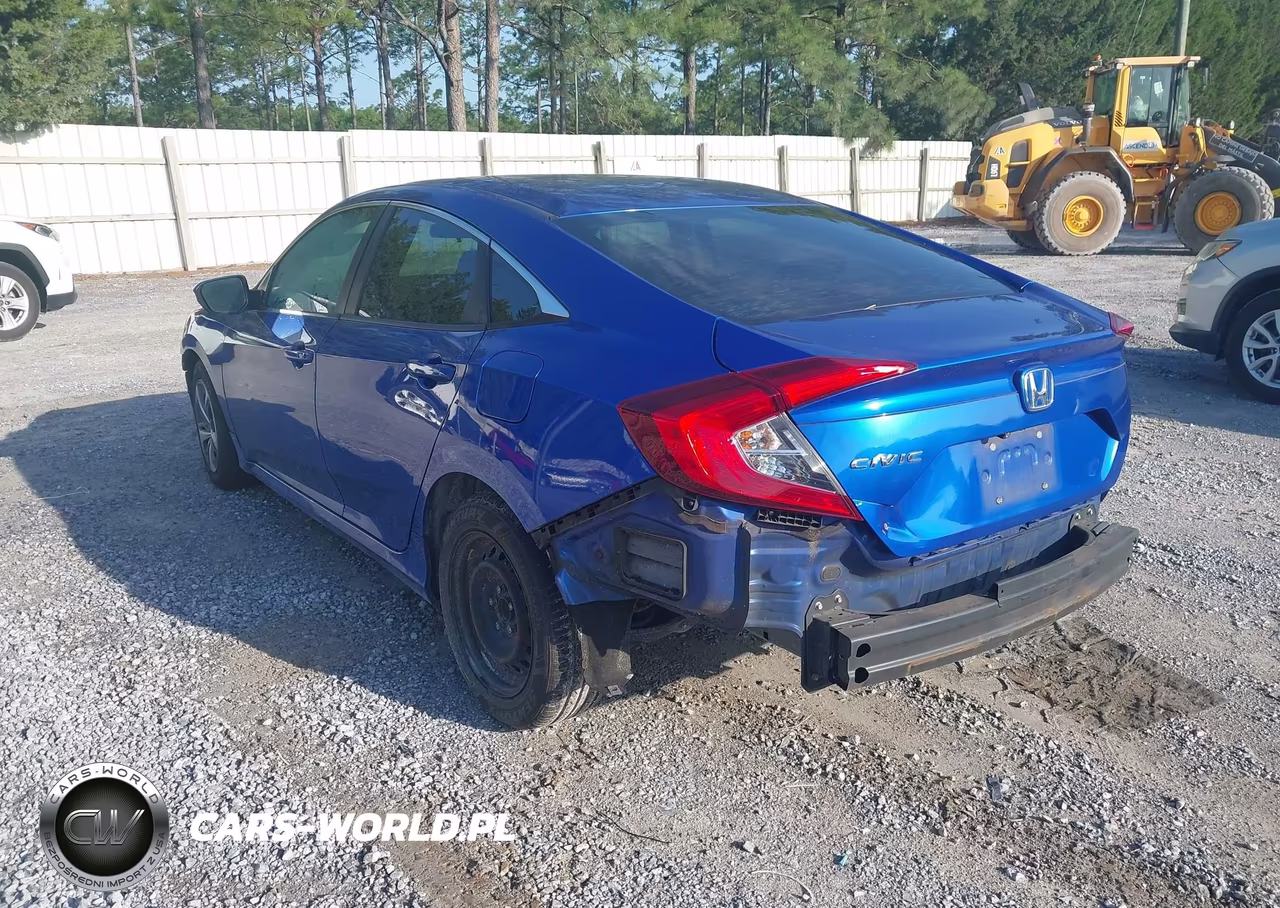 2019 Honda Civic Lx VIN:19XFC2F61KE031244 - 3