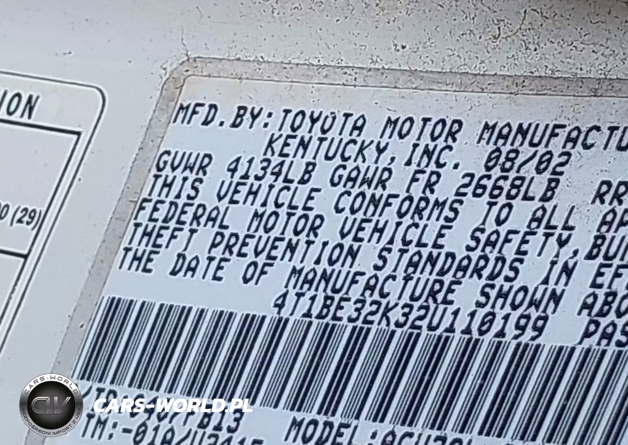 2002 Toyota Camry Le-Xle-Se VIN:4T1BE32K32U110199 - 9